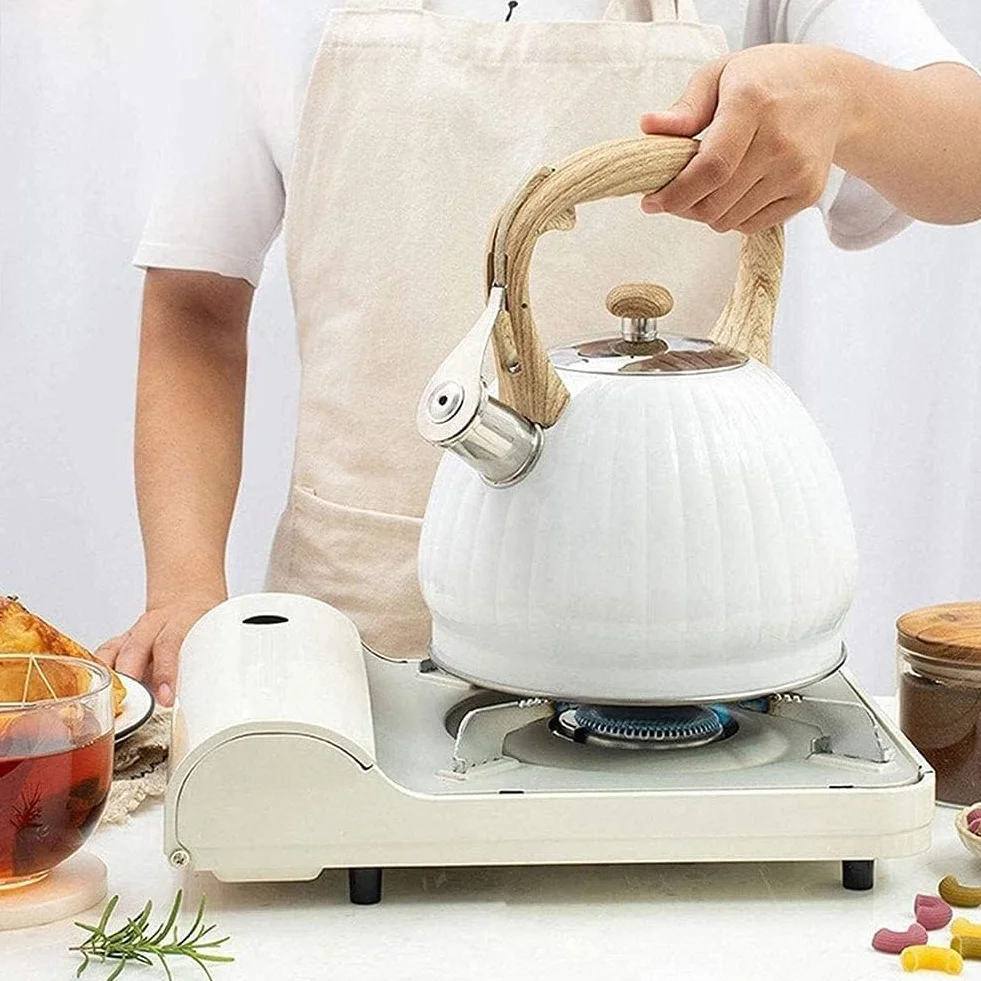 Czajnik z Gwizdkiem Czajnik Z Gwizdkiem 3,5 L Domowy Czajnik Czajnik Ze Stali Nierdzewnej Z Uchwytem Do Wszystkich Płyt Kuchennych Gaz Gwizdanie Czajnik Czajnik Kuchenek