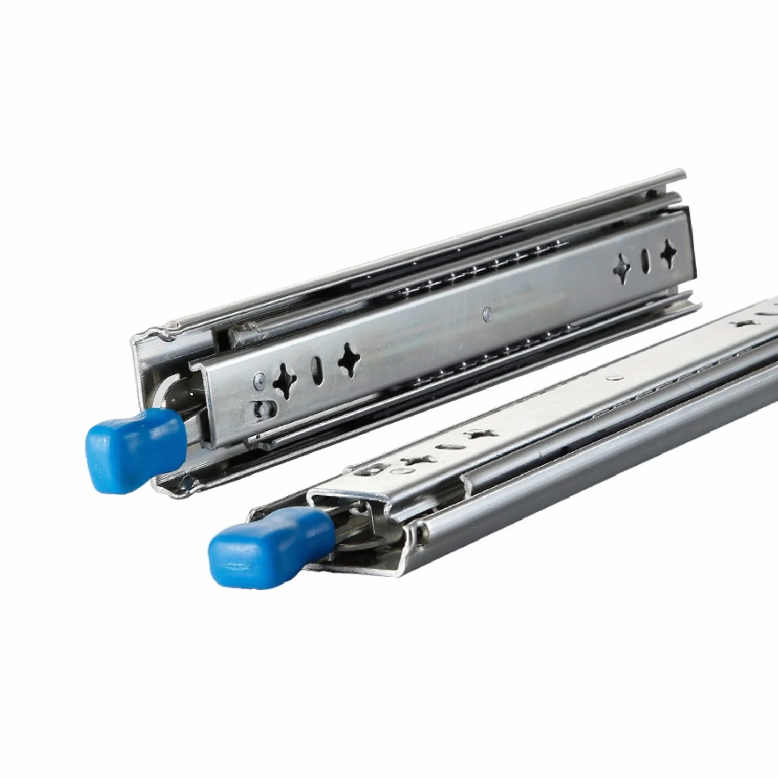 Wytrzymałe zdejmowane prowadnice do szuflad z łożyskami kulkowymi – metalowe prowadnice do klawiatury z pełnym przedłużeniem 81 cm 91 cm 111 cm 152 cm – idealne do gładkich tacek na klawiaturę i