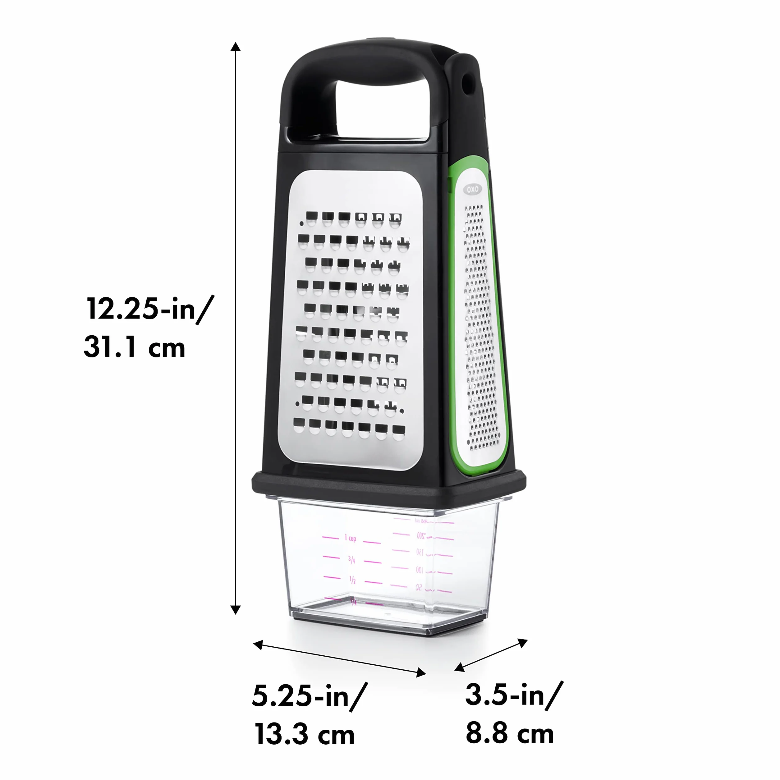 OXO Good Grips Box Tarka ze zdejmowanym zestawem, czarna