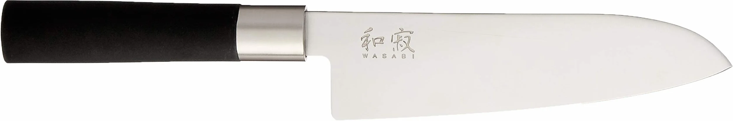 Kai Europe Wasabi Black Santoku Nóż Kuchenny, Czarny/Stalowy, 16,5 cm