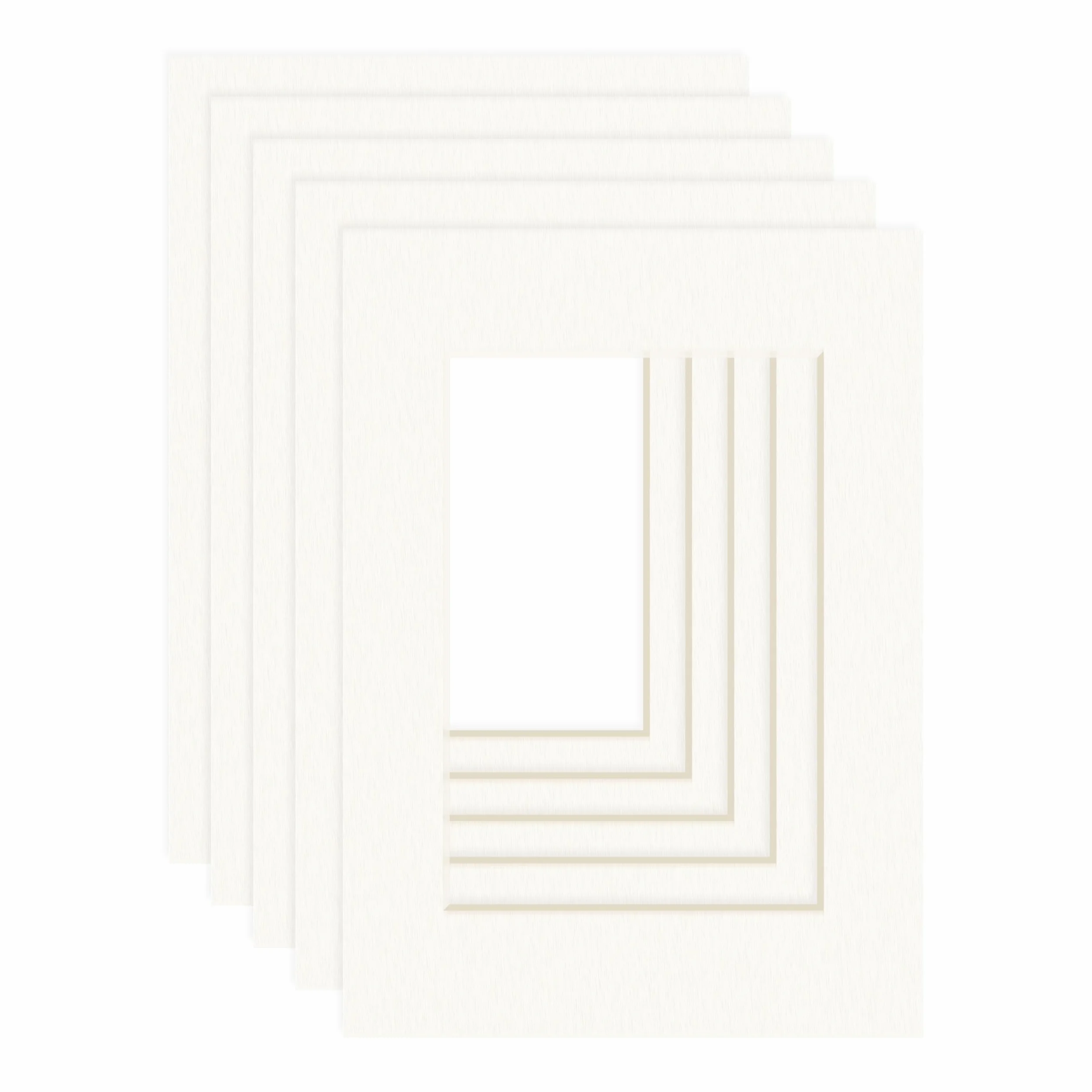 DEHA Design Uchwyt 13x18 cm do zdjęć w rozmiarze 9x13 cm, kość słoniowa, zestaw 5 sztuk