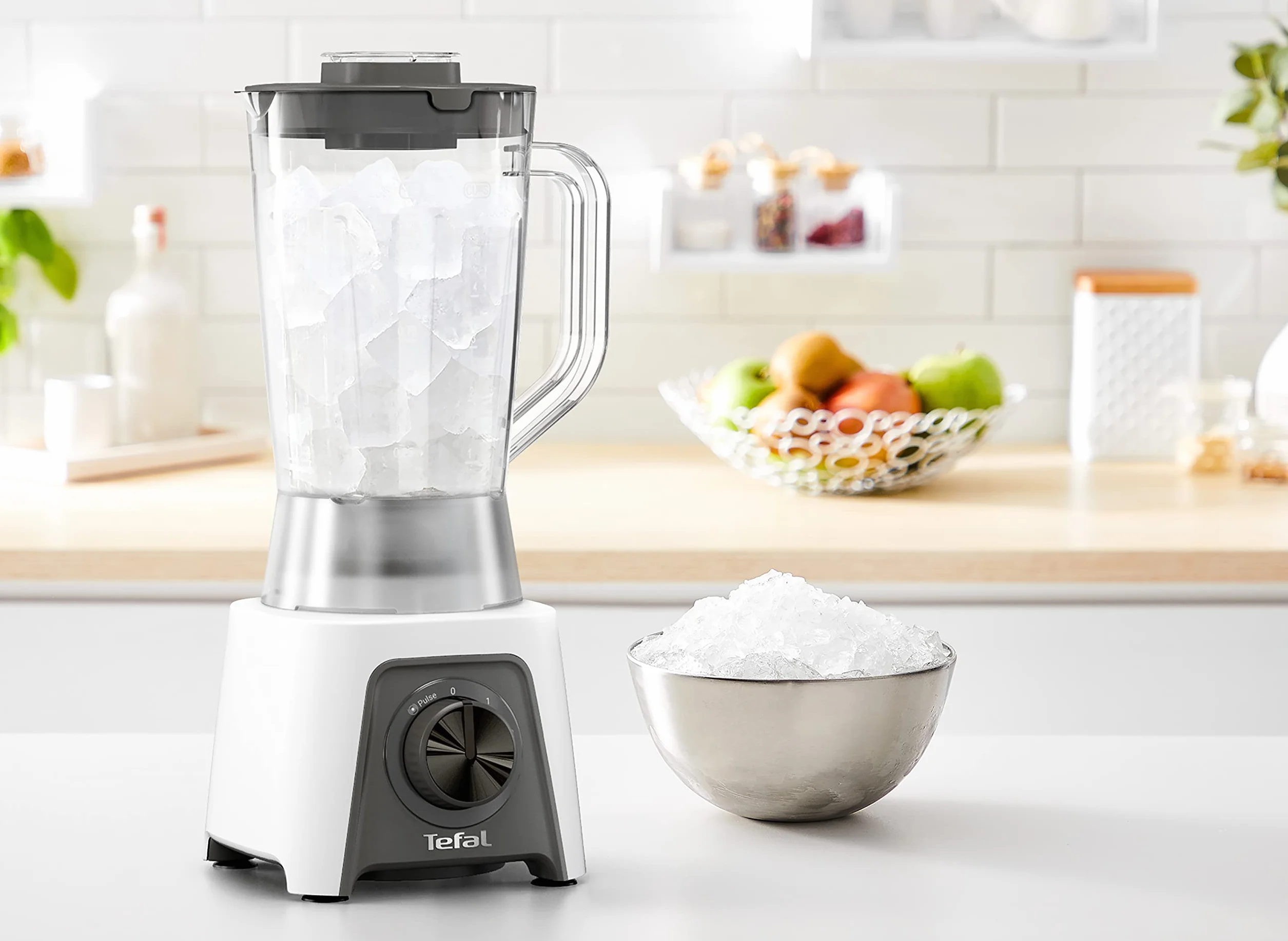 Tefal Blendeo Blender Kielichowy, Biały/Szary, 1.5 l