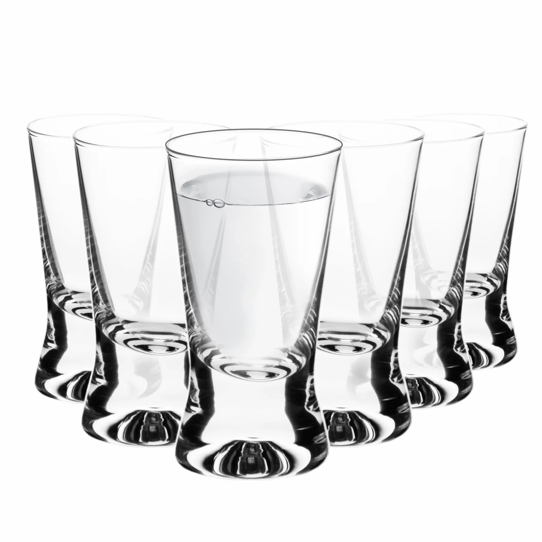 KROSNO Kieliszki do wódki X-line | Zestaw 6 kieliszków | 25 ML | Kolekcja X-Line | Idealne do Domu, Restauracji i na Przyjęcia | Można Myć w Zmywarce