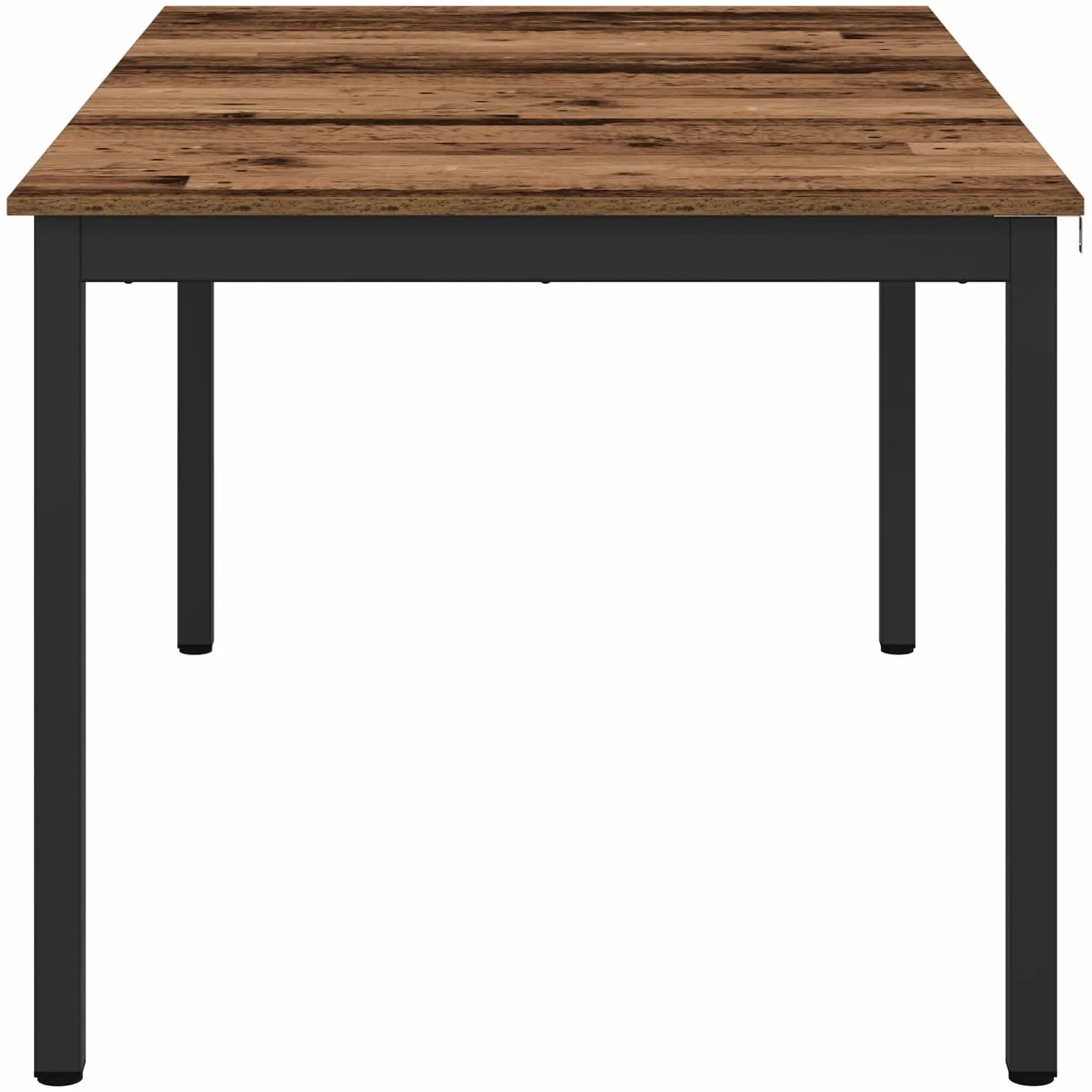 Stół do jadalni 150 x 78 x 75 cm, metalowa rama z płyty drewnopochodnej, stabilny stół kuchenny do jadalni i salonu, idealny do posiłków, śniadania, kolacji, rodziny i gości