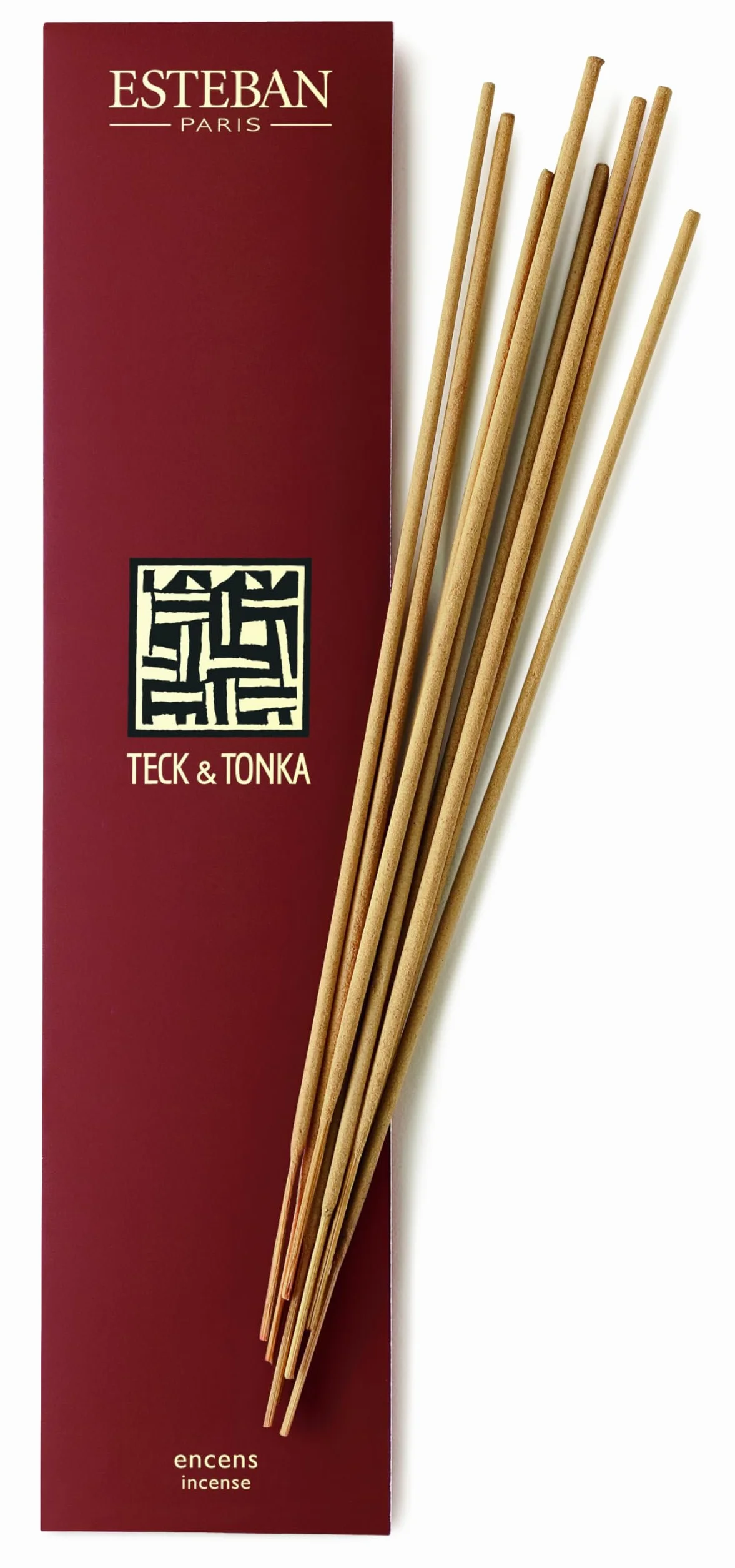Esteban Indyjskie kadzidło perfumy Teck & Tonka nr 20 pałeczki 100% naturalne