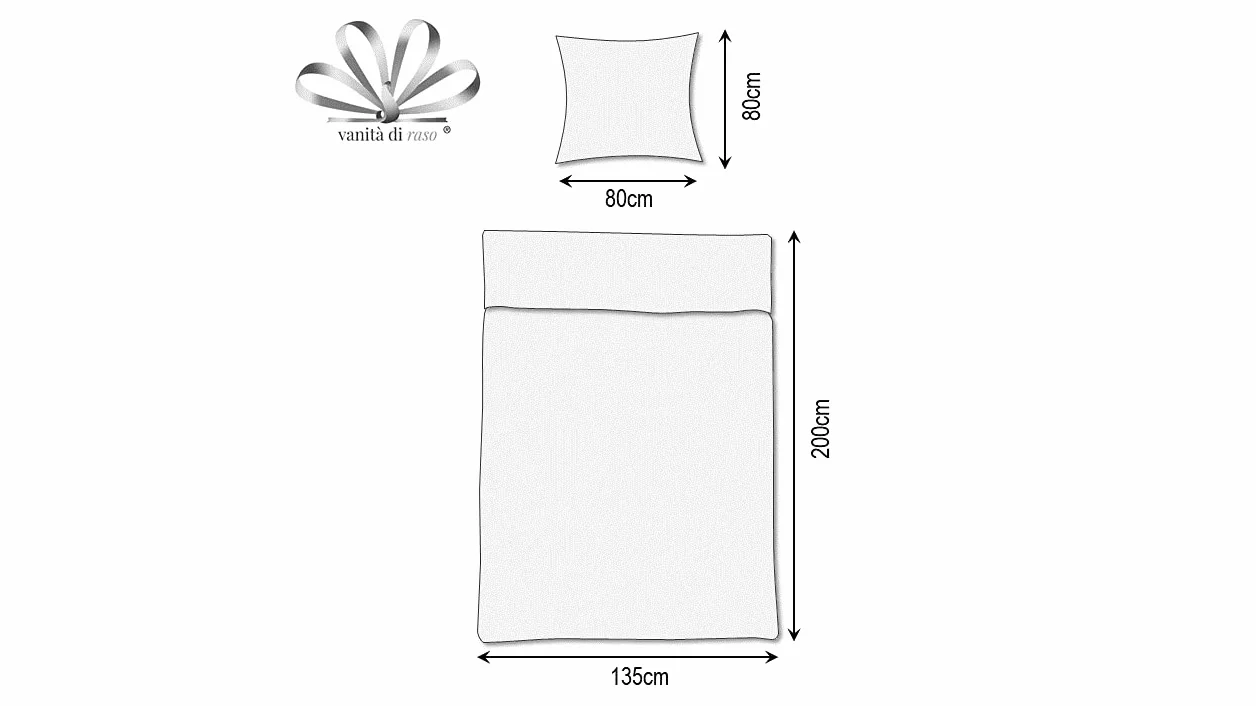 Zestaw pościeli z bawełny satynowej klasy premium, poszewka na kołdrę 135 x 200 cm, poszewka na poduszkę 80 x 80 cm, 100% bawełna, niebieska