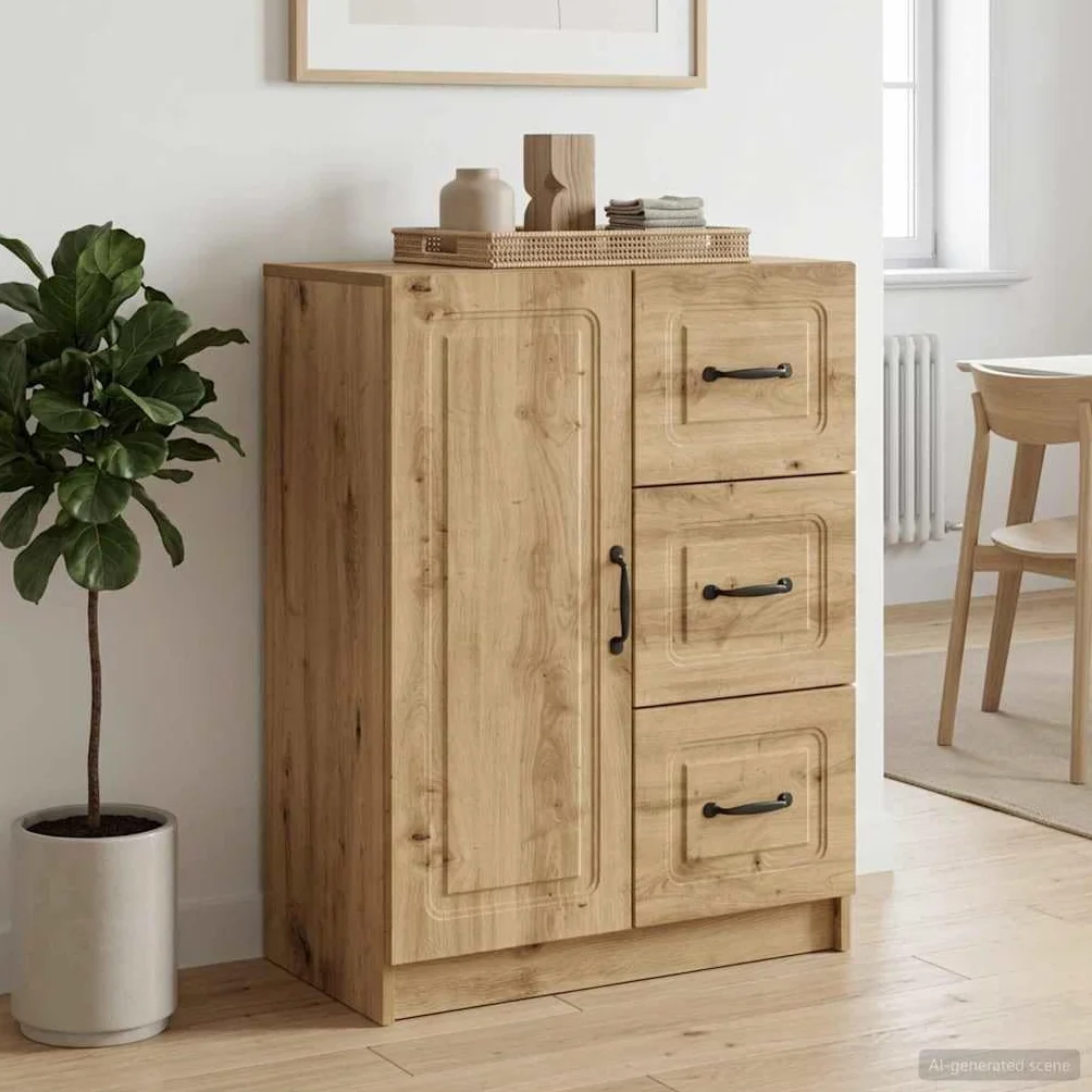 Hothingwell Bufet drewniany Ingenierie 66 x 34,5 x 87 cm