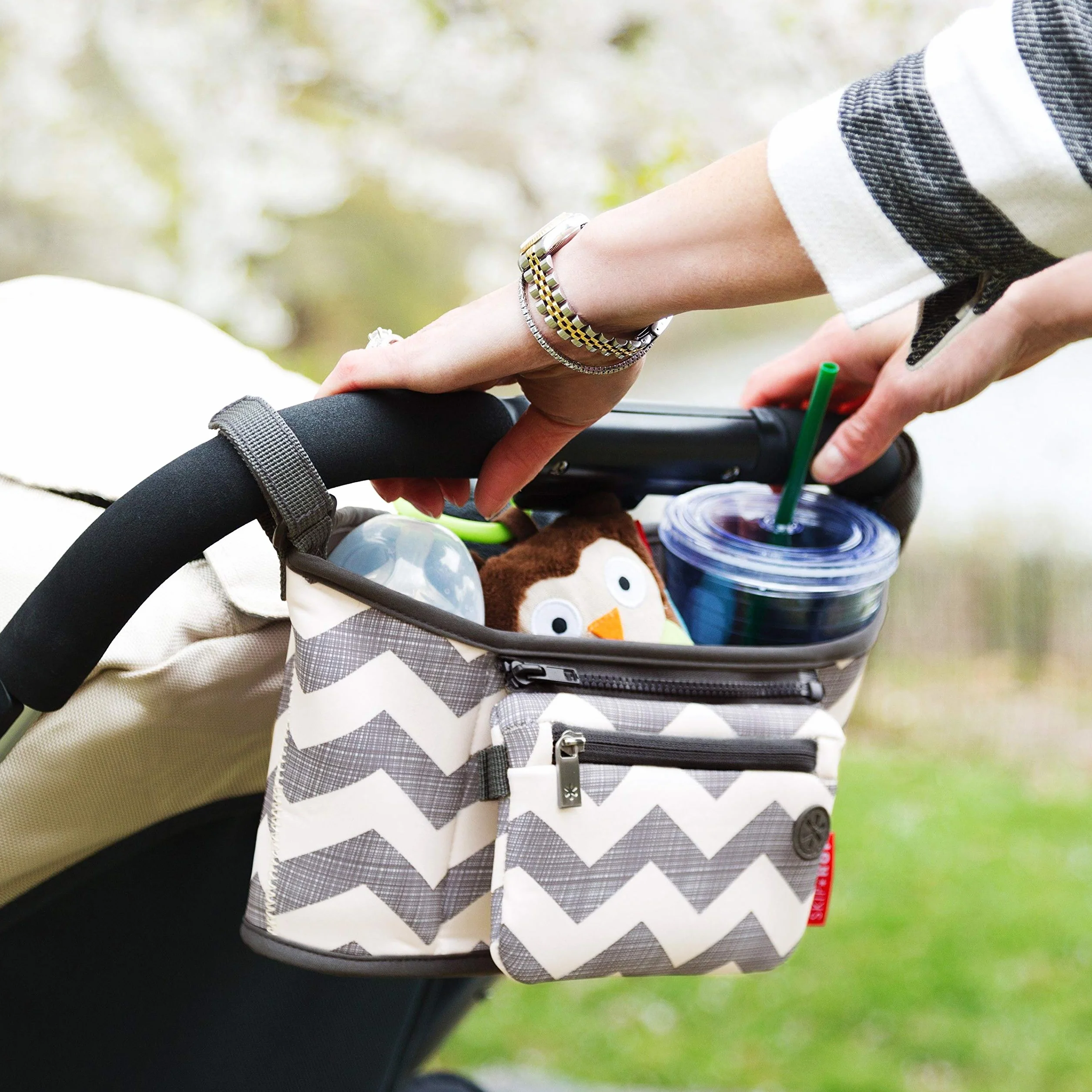 Skip Hop Stroller Organiser, Chevron