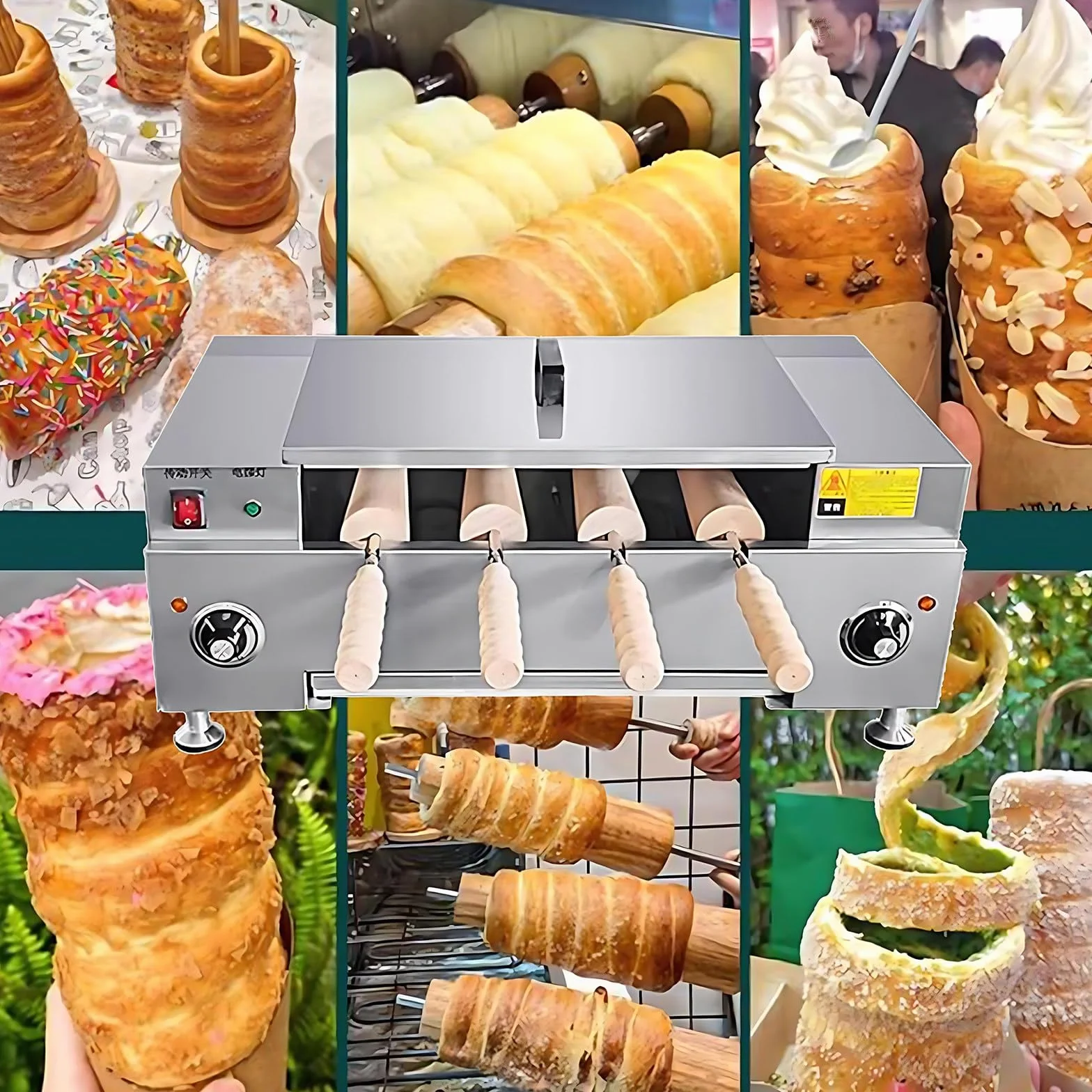 Węgierska Maszyna Do Wałkowania Cake Pops, Piec Do Wałkowania Ciasta, Piec Do Chleba, Piec Do Chrupiących Lodów, Elektryczna Maszyna Do Pieczenia Rożków Lodowych O Mocy 3000 W
