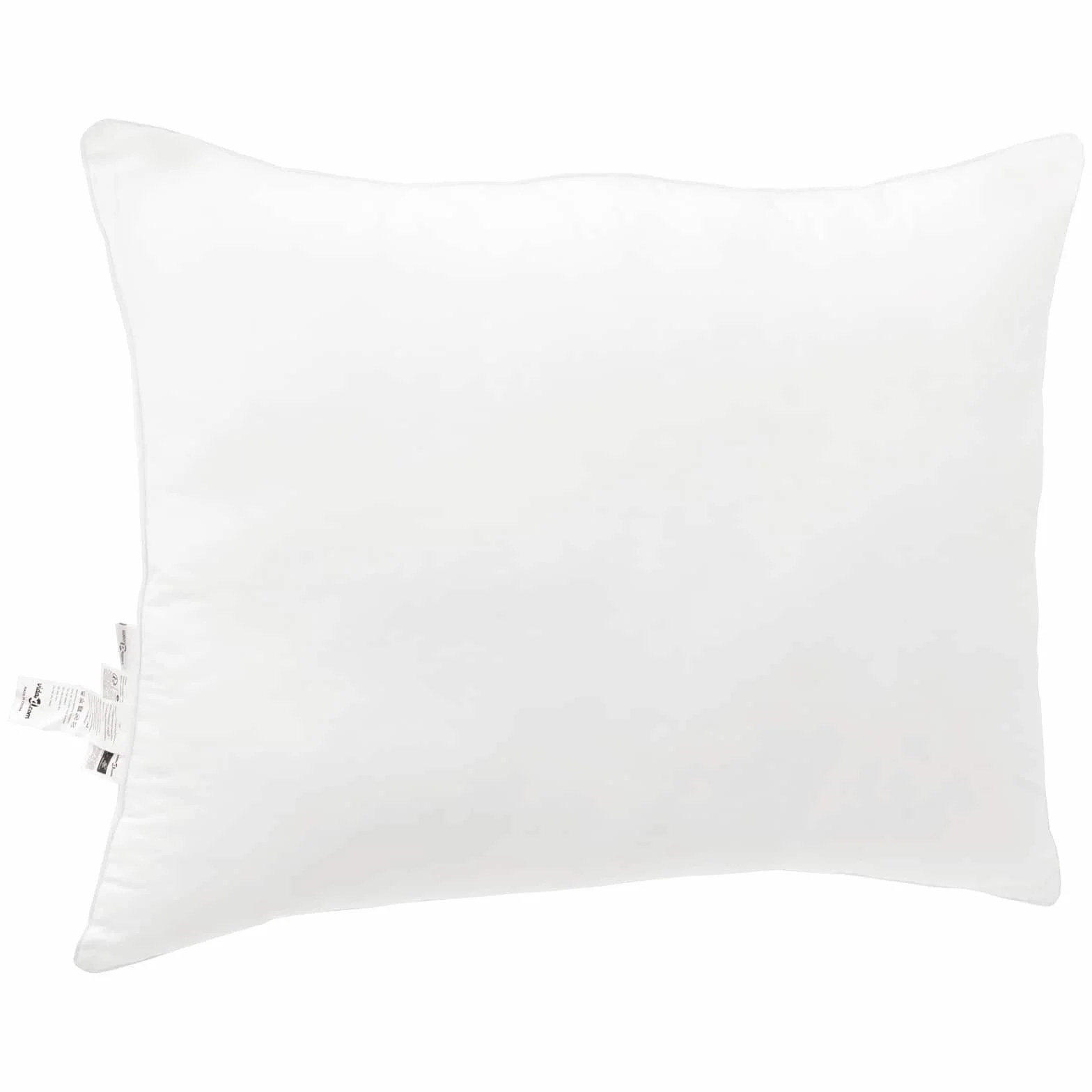 3-częściowy zestaw kołder biały 240 x 220 cm mikrofibra puchowe gęsi | Pikowana konstrukcja pudełkowa, ciepła i lekka, można prać w pralce, w zestawie 2 poduszki
