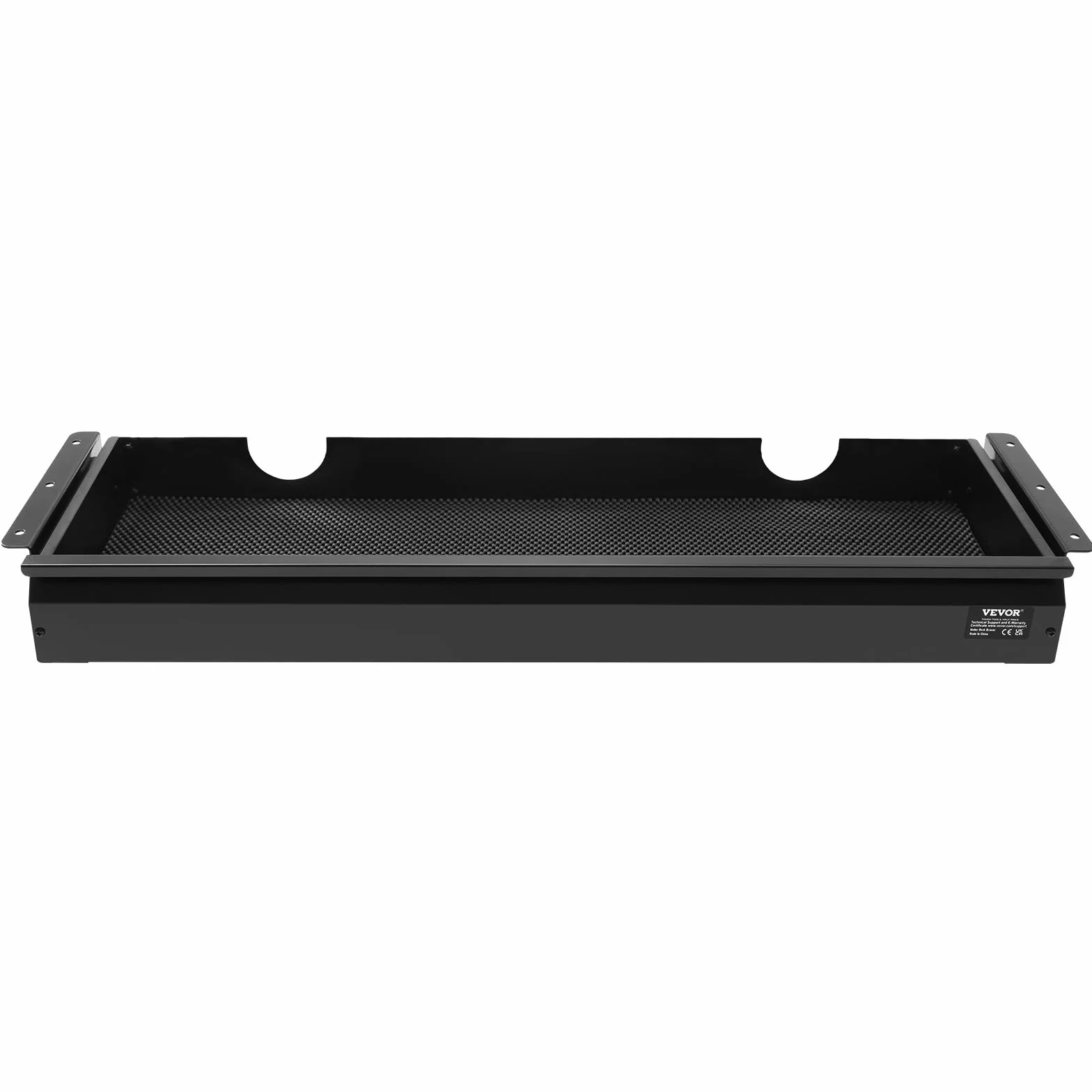 VEVOR Wysuwana szuflada pod biurkiem, 84 cm, wysuwana szuflada pod biurkiem, ukryty organizer do przechowywania, pod stołem, szuflada na ołówki do biura, domu, do siedzenia, stacji roboczej, 84 x 23 x