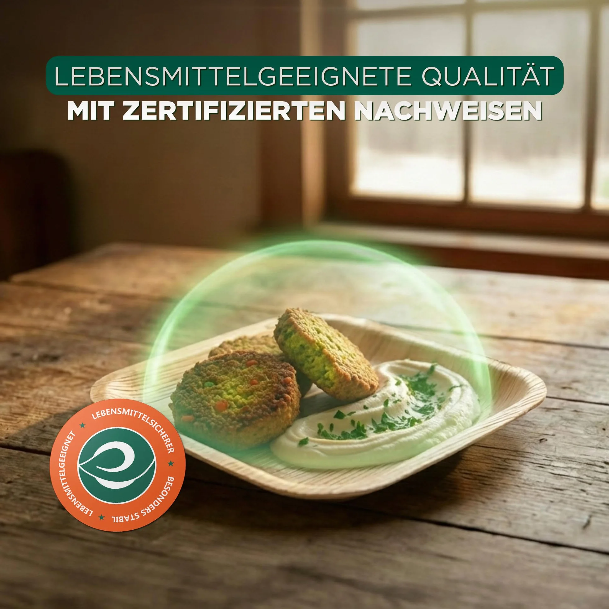 ECO SOUL 100% biodegradowalne, jednorazowe talerze z liści palmowych, wytrzymałe, nadają się do kuchenki mikrofalowej i piekarnika, na imprezę, wesele, imprezę, imprezę, imprezę, imprezę, imprezę,