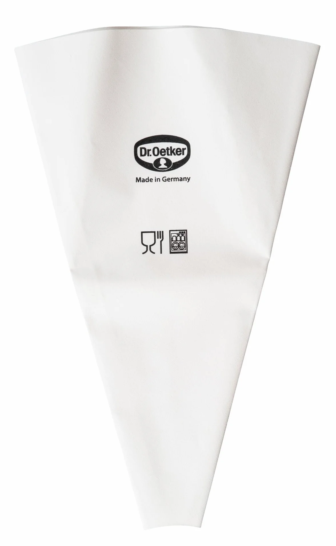 Dr. Oetker Rękaw na ciasto, odporny na rozdarcie bawełniany rękaw, odporny na wysokie temperatury do 100°C, w zestawie 4 wymienne plastikowe ustniki, można myć w zmywarce