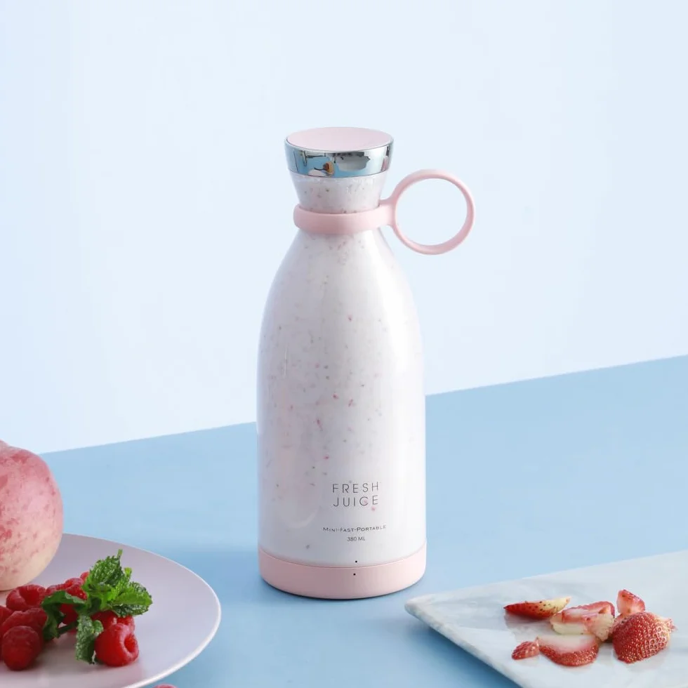 Przenośna rolka mini blender do soków osobistych z sześcioma ostrzami 3D, blenderem do domu, biura/na zewnątrz | JUCIFY