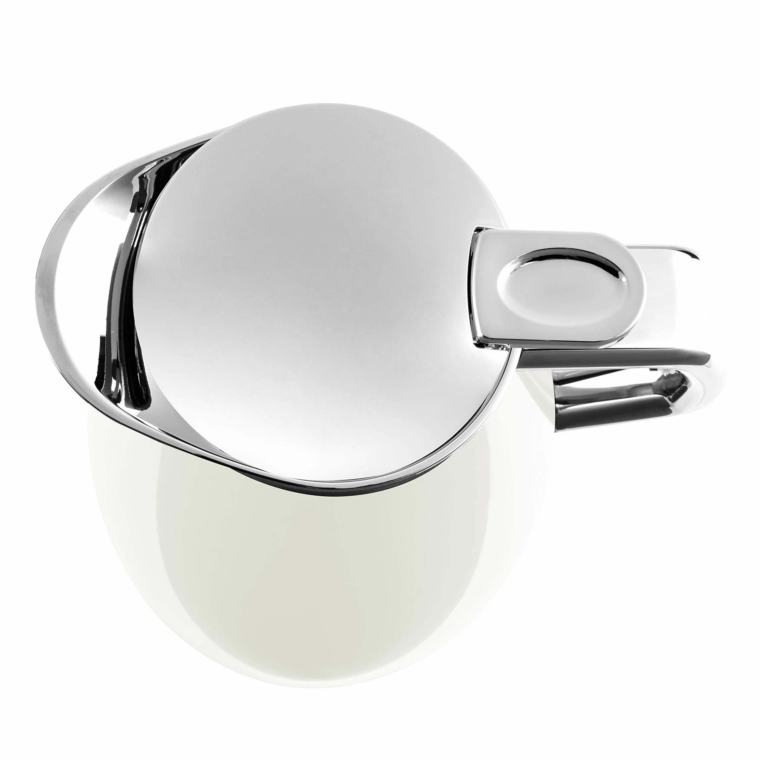 Emsa 514185 Plaza Quick-Tip dzbanek próżniowy, 1,0 l, lodowa biel, 1
