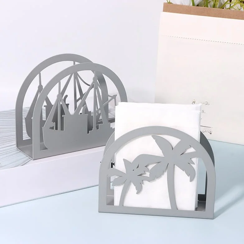 12 * 4 * 10CM 1-3PCS Hollow Stal nierdzewna Serwetnik Organizer Serwetnik Wolnostojący Serwetnik do Stołów Kuchennych Jadalnych