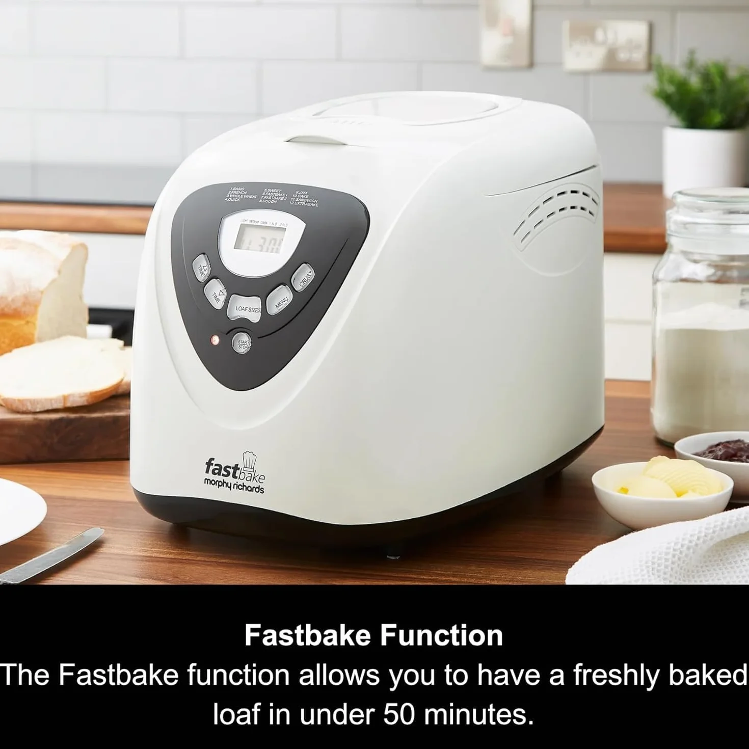 Morphy Richards 48281 machine à pain 600 W Blanc