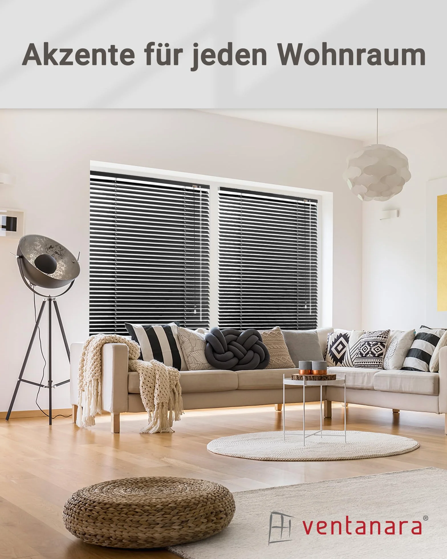 Ventanara Żaluzja aluminiowa, roleta plisowana, zasłona na drzwi, wiele rozmiarów, 80 x 220 cm, czarna matowa