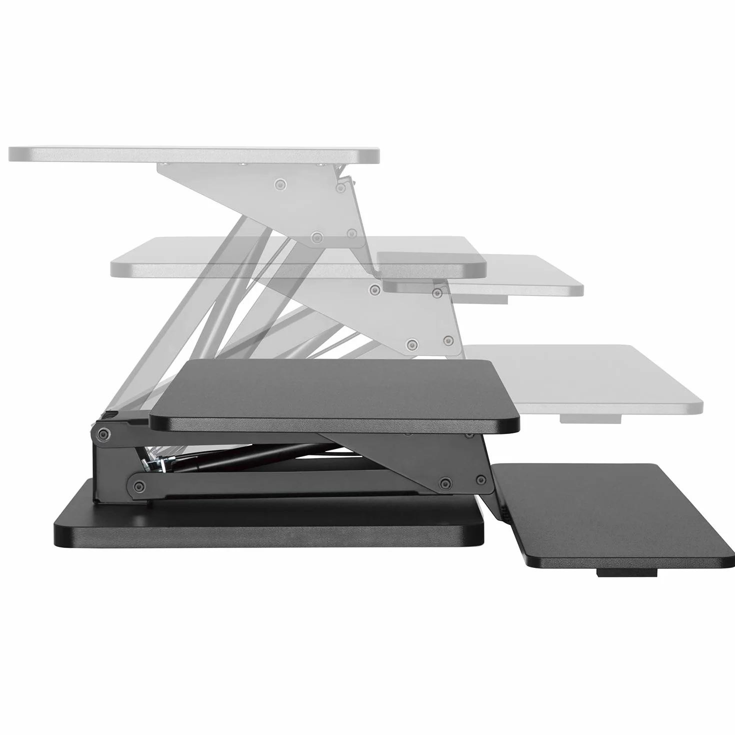 Maclean MC-882 Podstawka na Monitor i Klawiaturę z Sprężyną Gazową Ergonomiczna