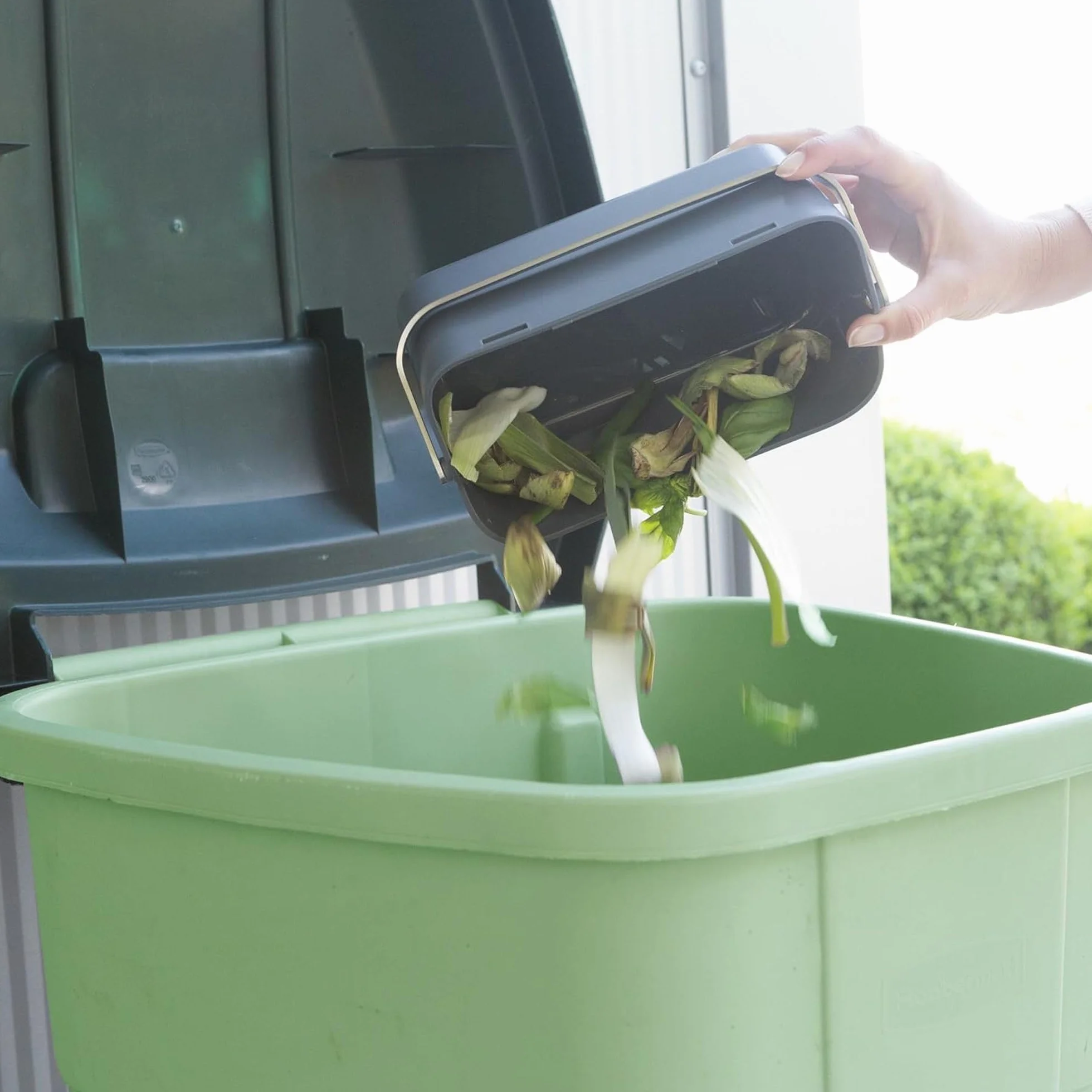 Brabantia Pojemnik na odpadki Ciemny Szary
