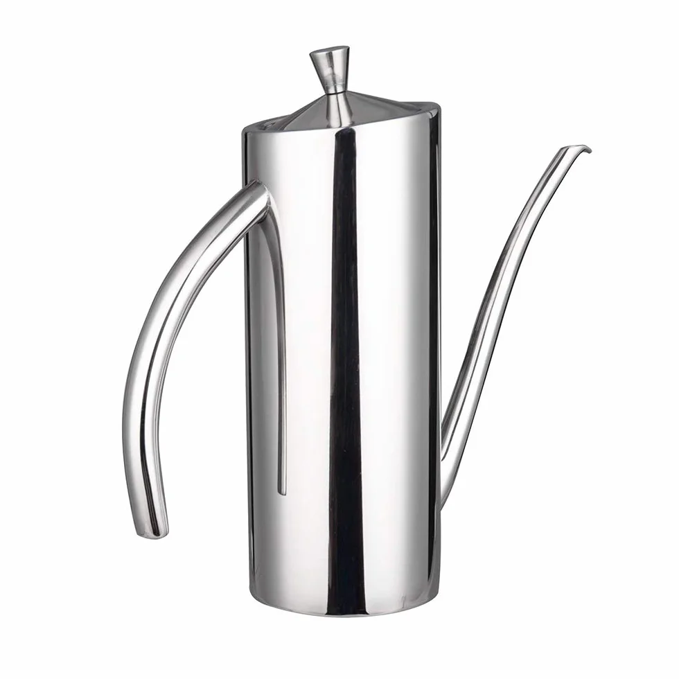 Butelka oleju Topf Olivenöl Stopper Sojasauce Essig Cruet Drizzler Edelstahl mit Griff Nicht Tropf Auslauf Für Küche Restauracja BBQ