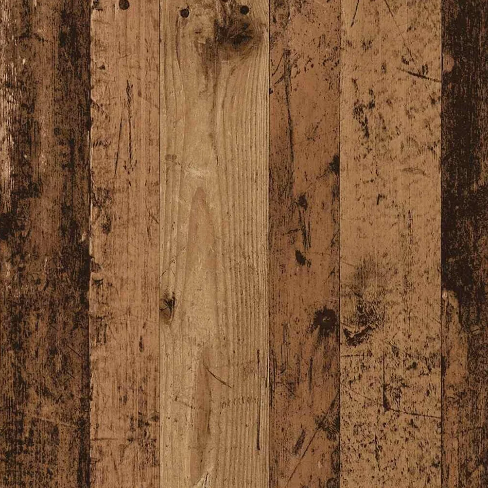Biurko o wyglądzie starego drewna z materiału drewnopochodnego 102 x 50 x 75 cm, blat stołu z miejscem do przechowywania, do komputera, gabinetu, biura, domu, porządku