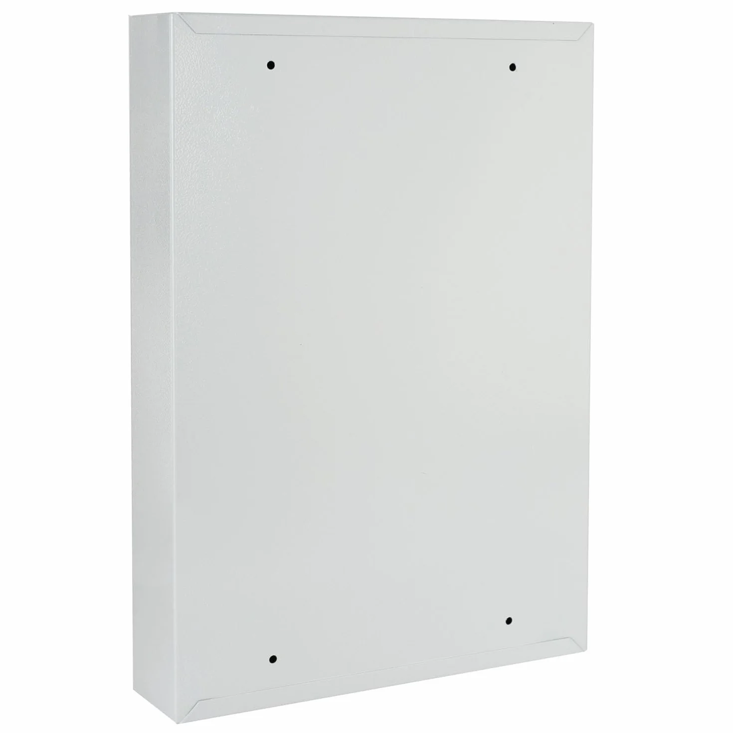 HMF 13564-07 szafka na klucze, 64 haczyki, regulowane listwy z haczykami, 45,0 x 30,0 x 8,0 cm, jasnoszara