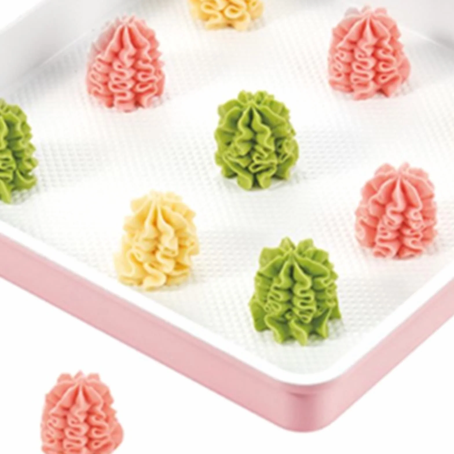 Danie Lasagne Kwadratowa prostokątna blacha do pieczenia forma ciasta falista, nieprzywierająca mała piekarnik domowy ze stali węglowej pieczenie lasagne dla Piekarnika(A)