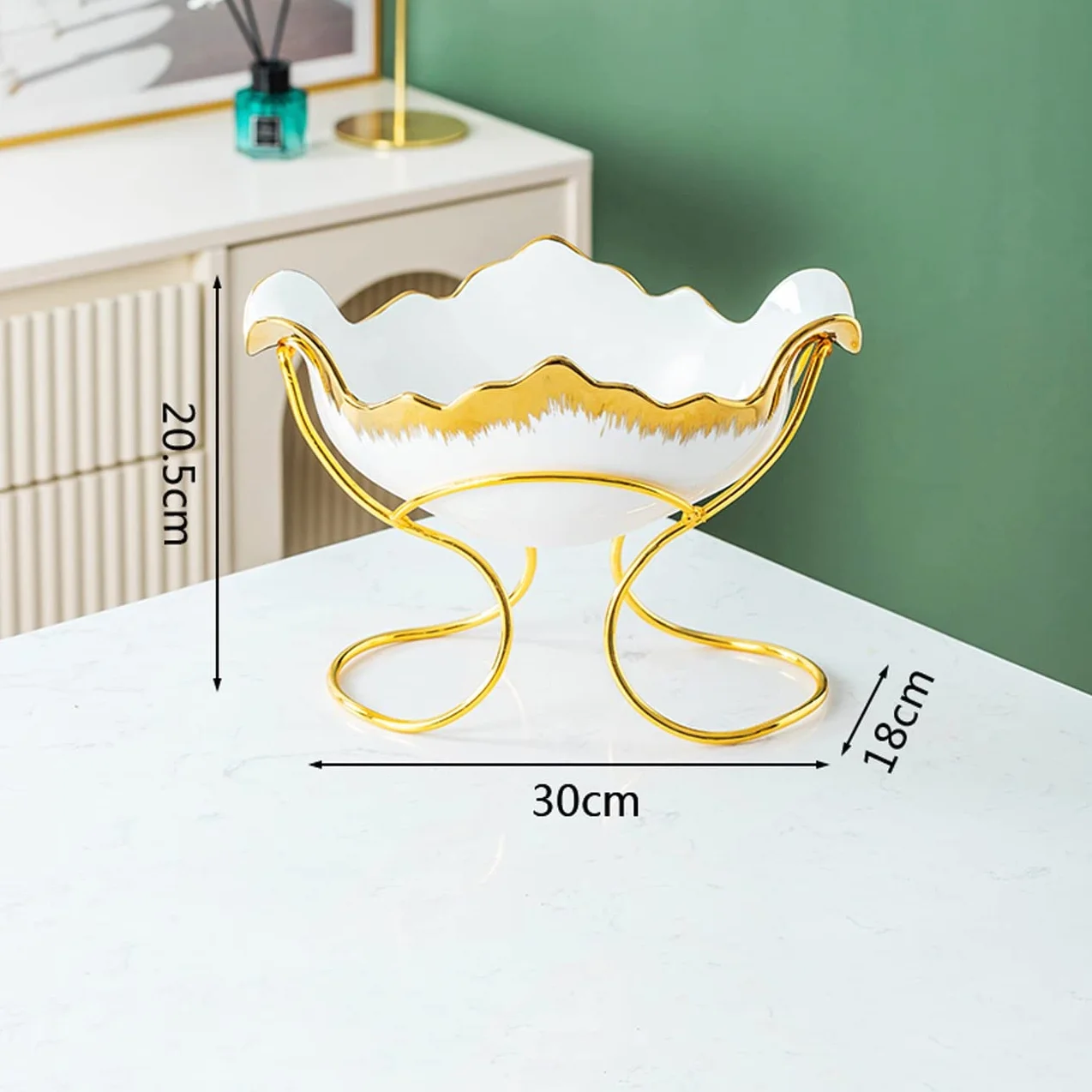 Ceramiczna miska na owoce, Nowoczesny ceramiczny talerz na suszone owoce, stojak orzechy jagodowe, przekąski taca słodycze do dekoracji salonu w domu/taca
