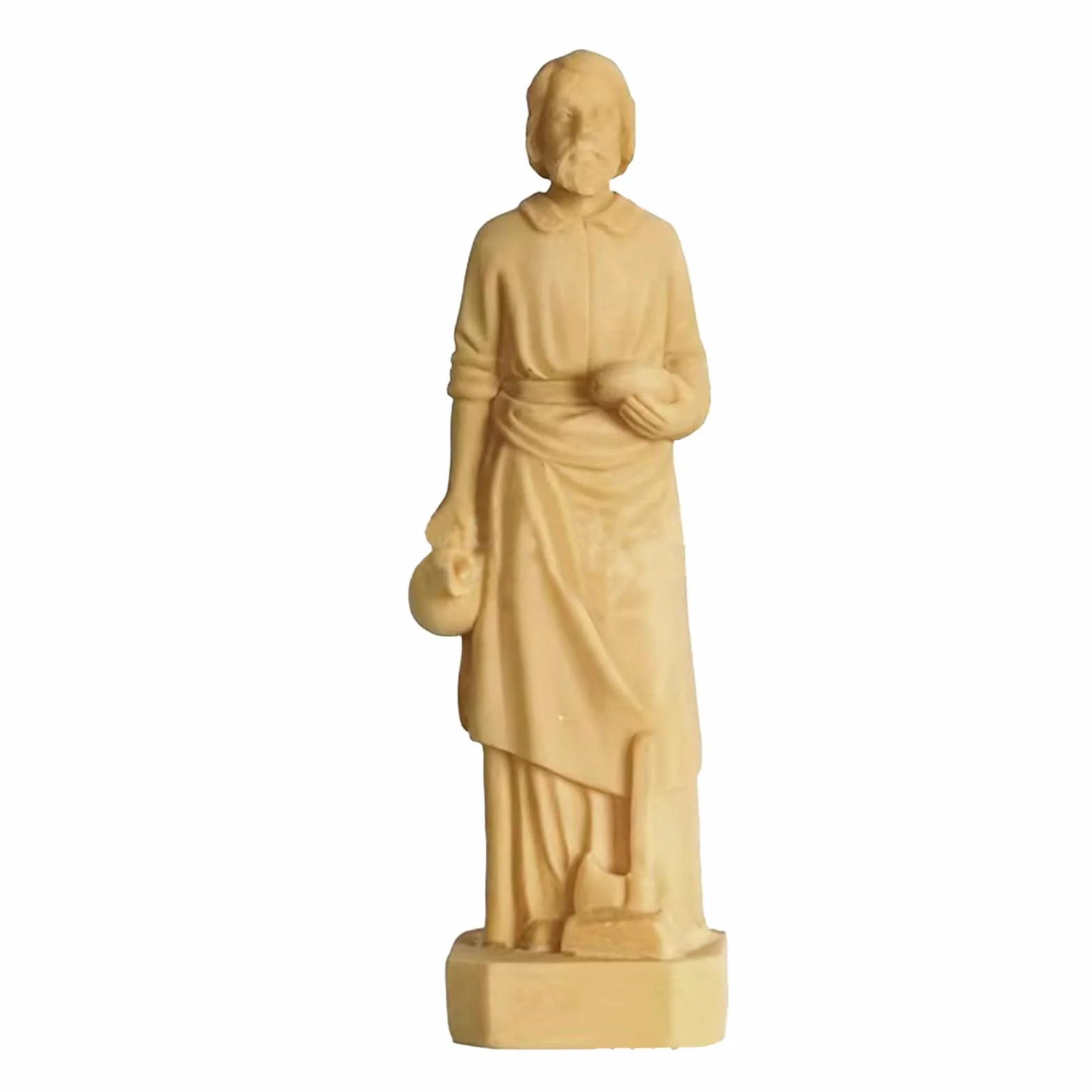Ręcznie malowana figurka św. Józefa z żywicy, dekoracja religijna do domu