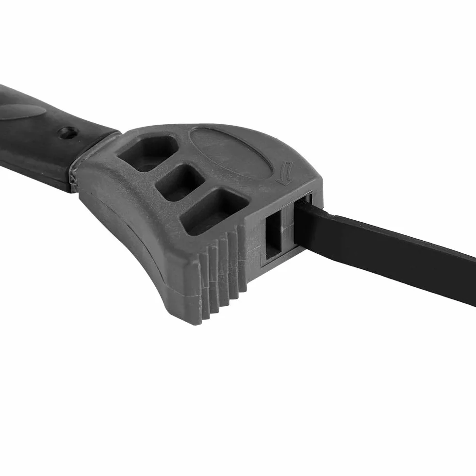 Nikou Klucz do pasków - 500 mm uniwersalny gumowy klucz taśmowy Spanner regulowana butelka otwieracz do słoików pokrywki Loosen Spanner Zacisk