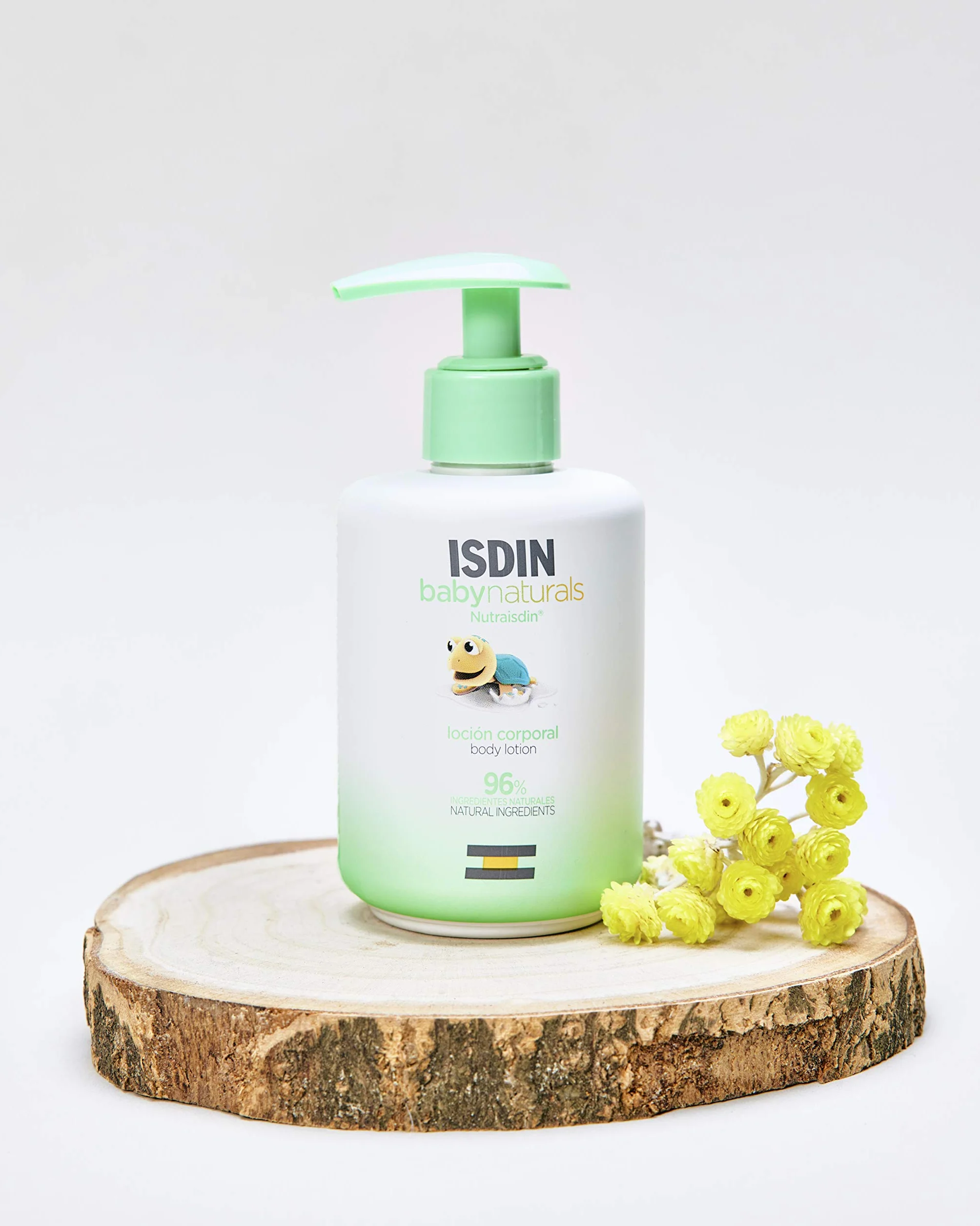 NutraISDIN Baby Naturals nawilżający balsam do ciała dla niemowląt, 96% składników pochodzenia naturalnego, 750 ml