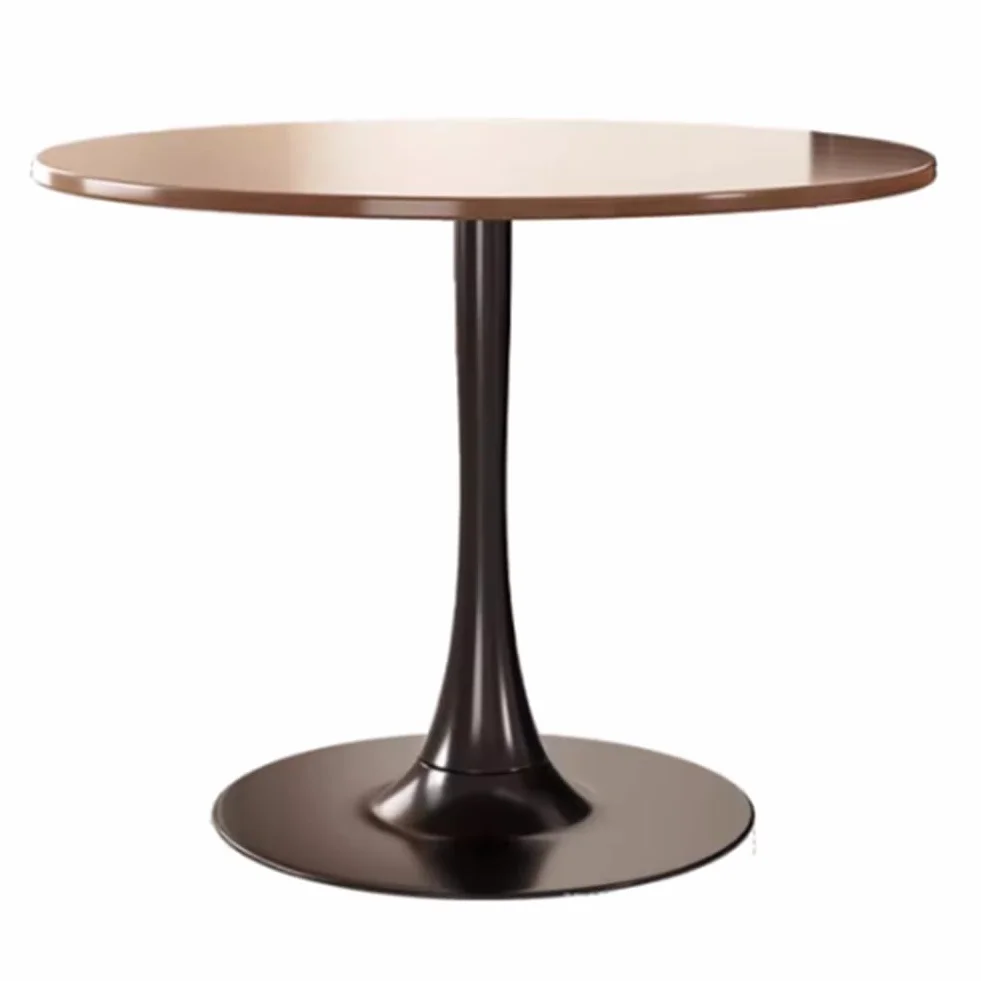 Nowoczesny okrągły stół jadalny 70 cm płyta MDF dla 4 6 osób małe meble kuchenne do wypoczynku i salonu współczesny design dla dużej rodziny jadalni
