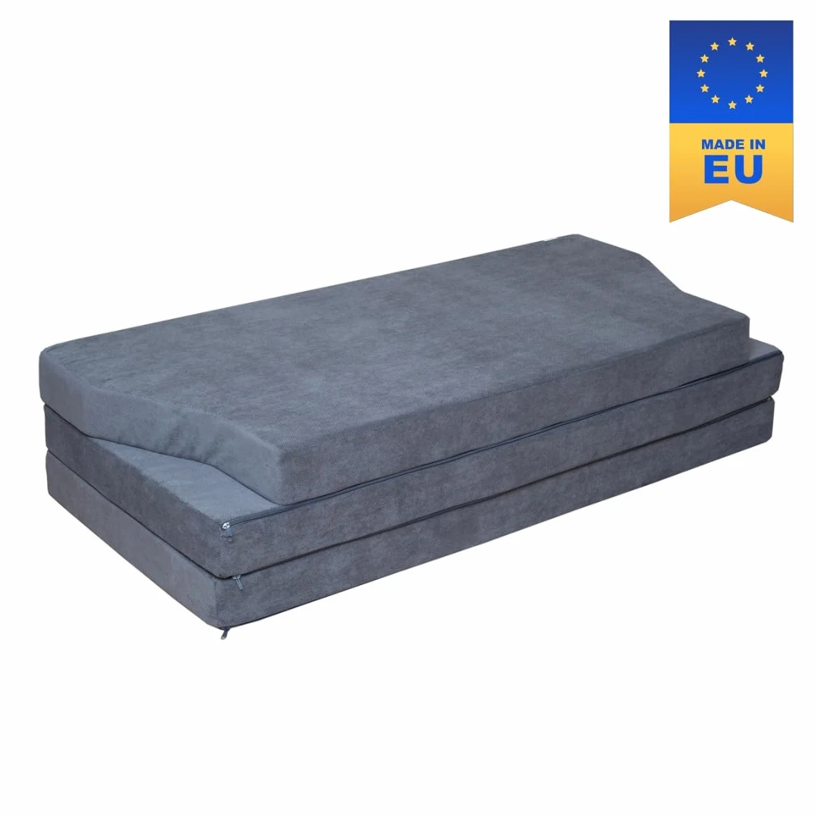 Materac premium do spania SpaceTourer, Traveller, Proace Verso & Zafira Live, składany materac 190 x 140 x 10 cm, ciemnoszary, składany materac do autobusu, na kemping