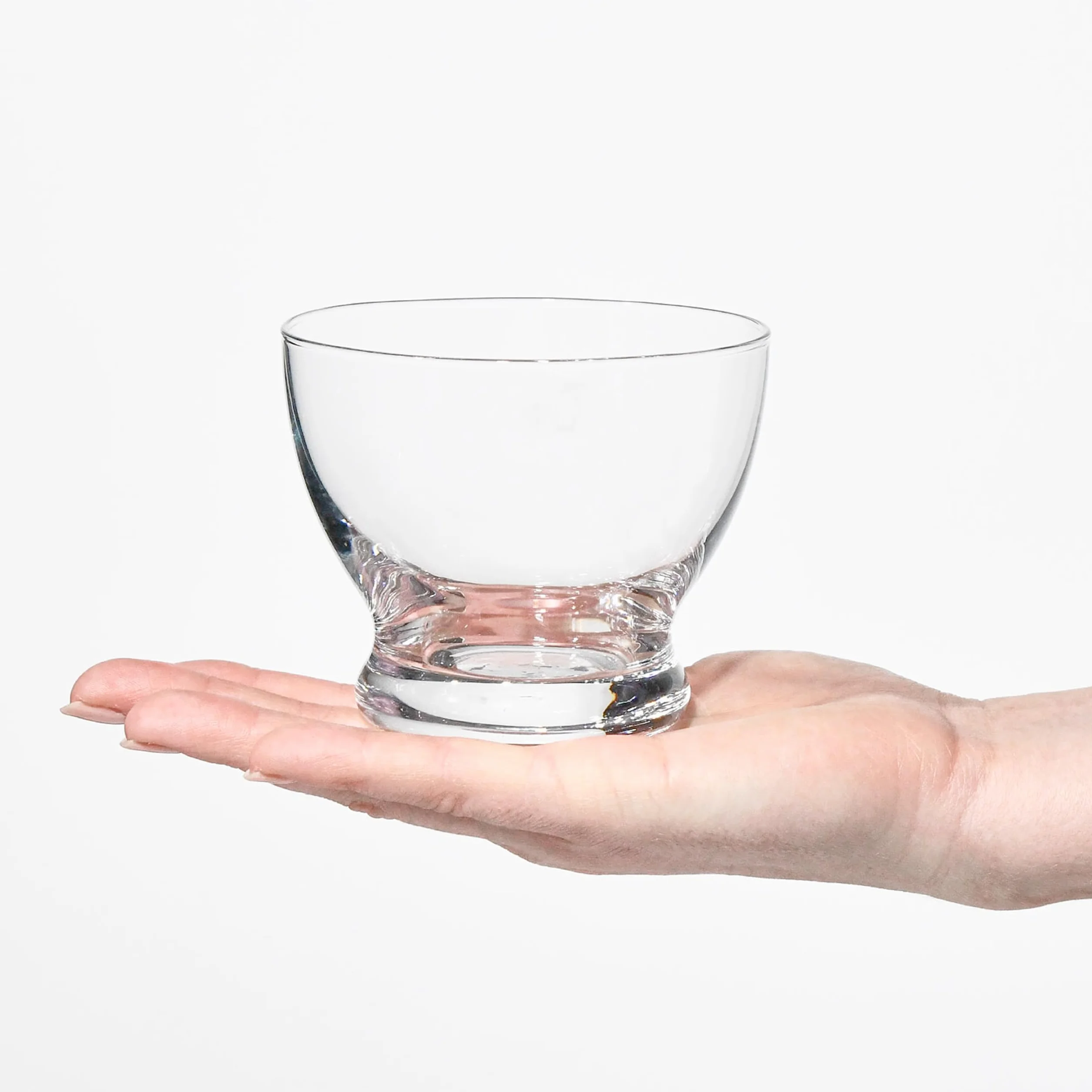 KROSNO Pure Pucharki do Lodów 290 ml Zestaw 6 szt – Szkło Kryształowe Bezołowiowe, Miseczki na Desery, Galaretki, Owoce, Dom, Restauracja, Zmywarka
