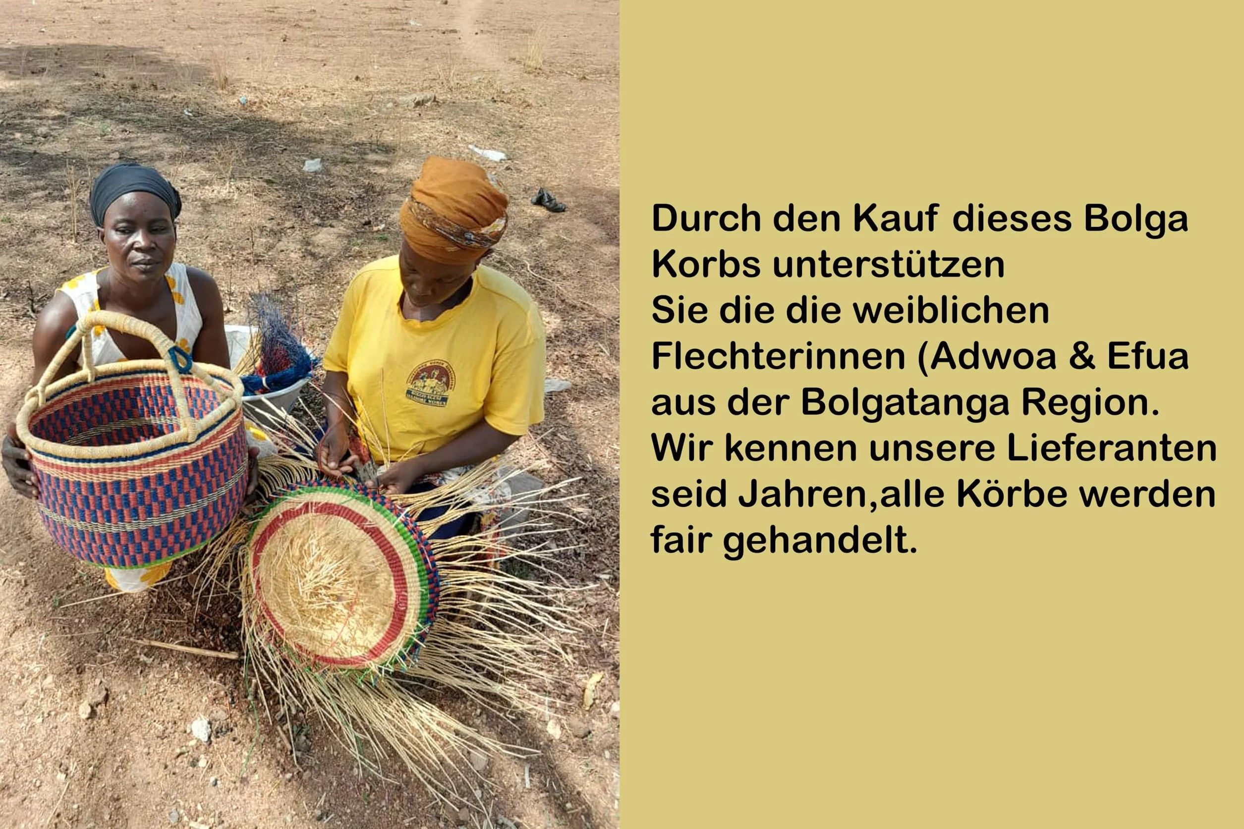 Duży okrągły kosz Bolga oryginalny afryka Ghana koszyk na zakupy skórzany uchwyt Fair Trade Ca: 35-40 cm