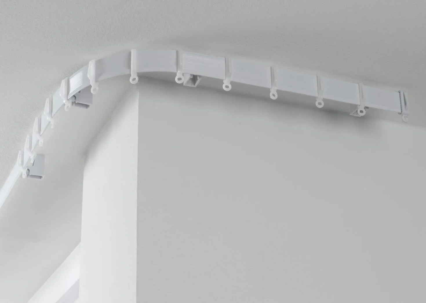 GARDINIA Karnisz do zasłon Flexline biały 350 cm