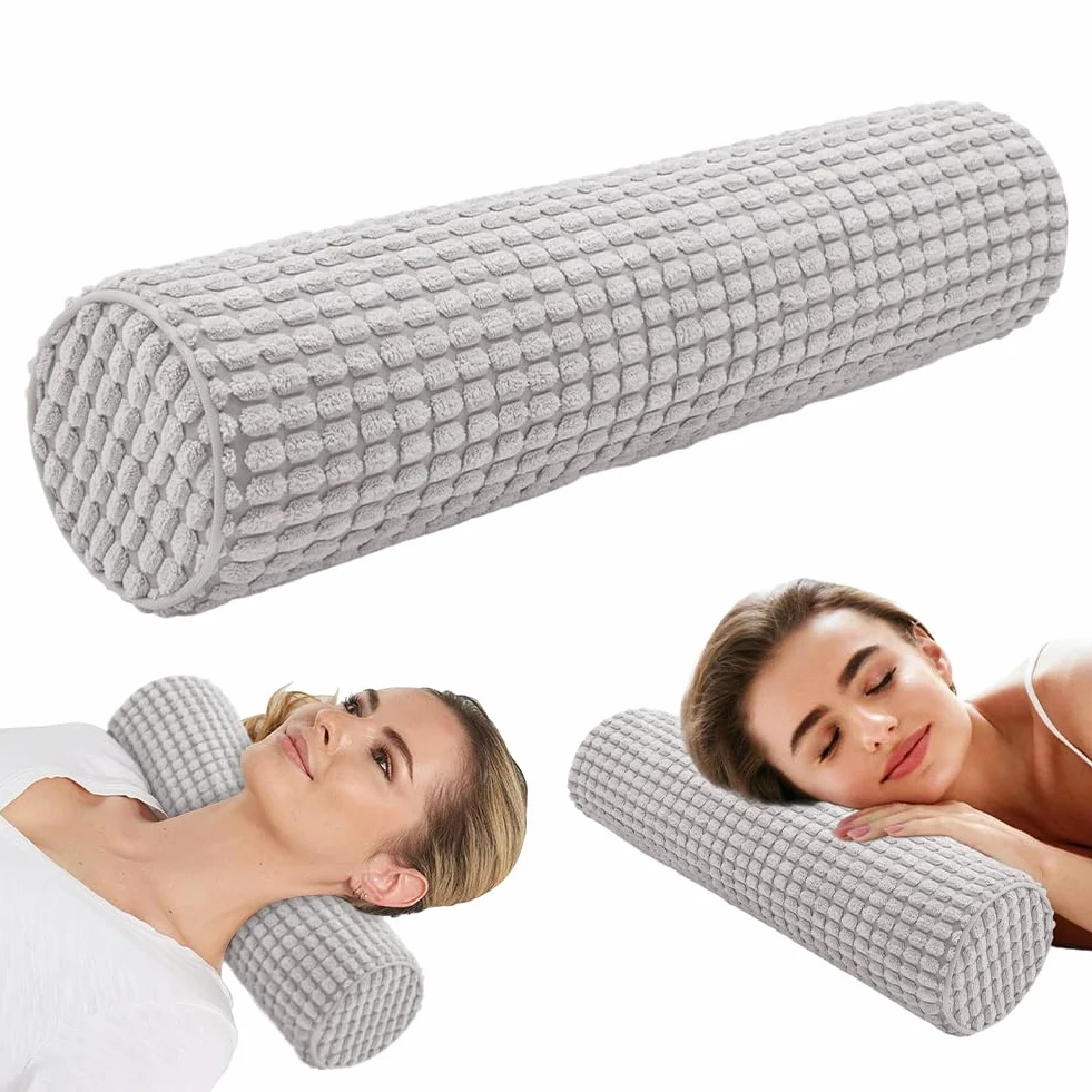 Ortopedyczna poduszka pod kark z pianki memory 11x45 cm