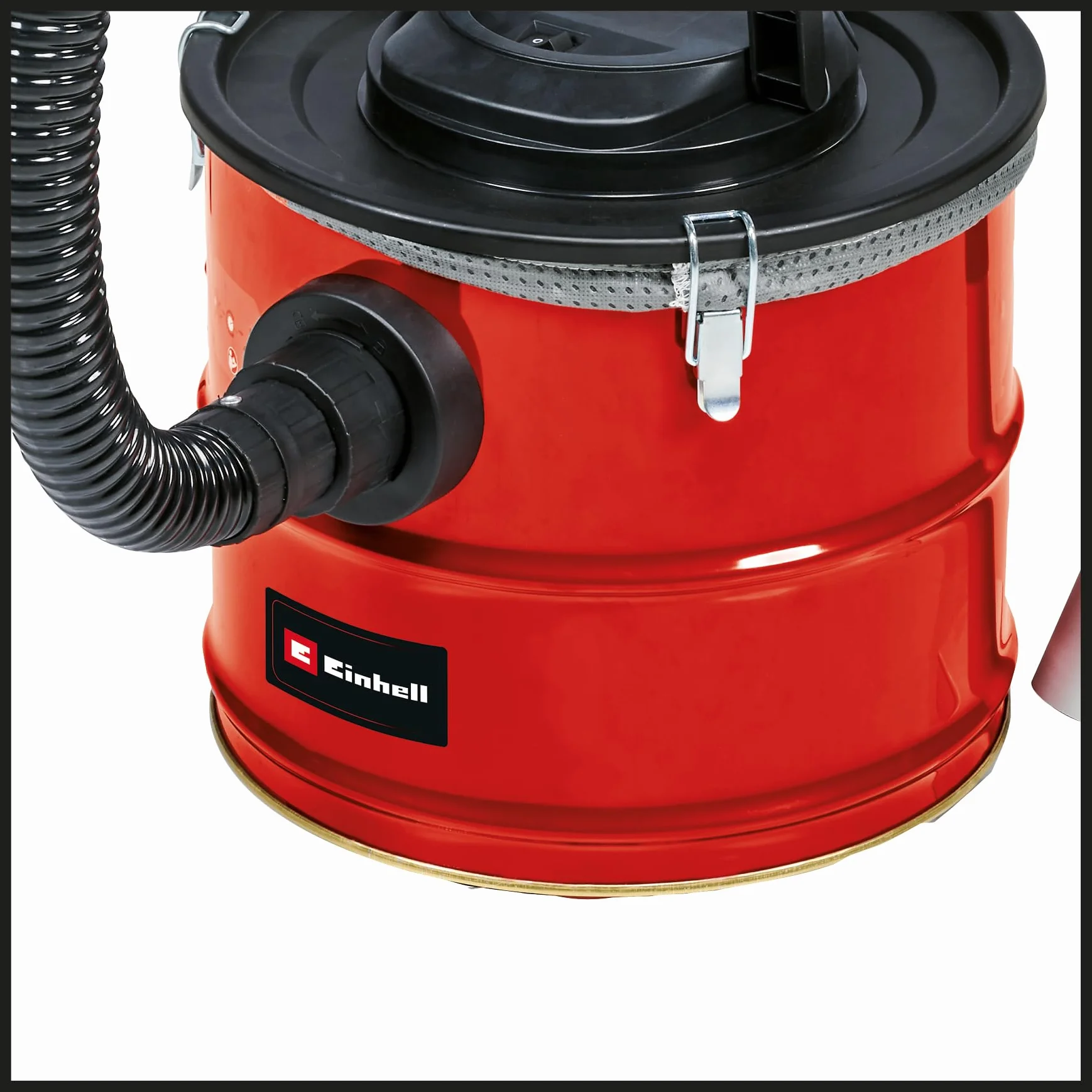 Einhell Odkurzacz do popiołu TC-AV 1718 D (1200 W, moc ssania 170 mbar, 18 l pojemnik z blachy ocynkowanej z szybkozłączkami, filtr wstępny drobnego pyłu, wkład filtrujący)