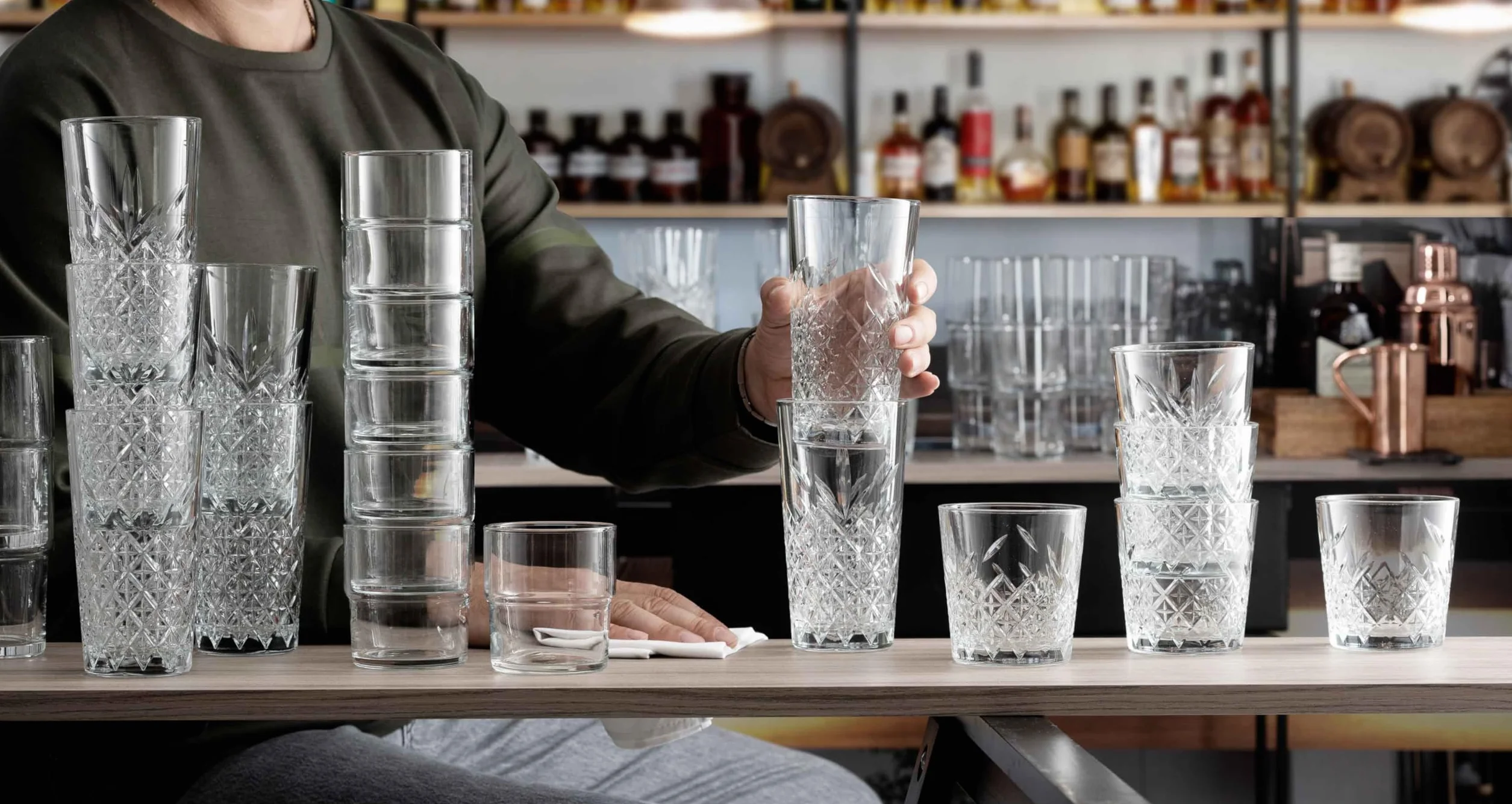 Pasabahce 6 x Timeless szklanki do wody stożkowe 34,5 cl
