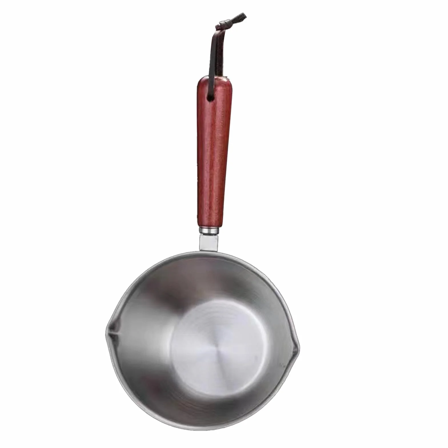 Garnek na Mleko, Mini Garnek Mini Garnek do Zupy ze Stali Nierdzewnej 304 Mała Patelnia na Sos 200 Ml Mini Garnek na Olej Mały Rondel z Podwójnymi Wylewkami do Sosu Mlecznego