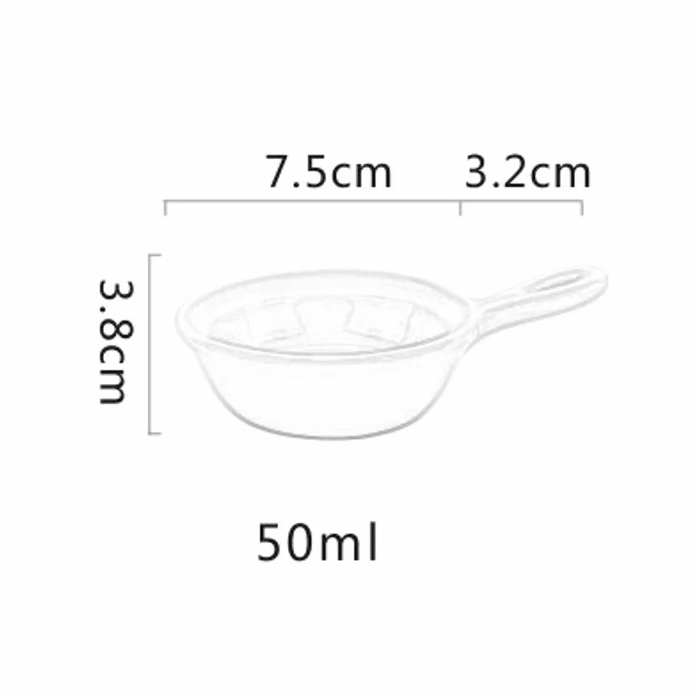 Miska do zupy z uchwytem w japońskim stylu, miski do zupy w Chinach porcelanowe ceramiczne naczynie do przypraw zanurzania sosu forma do pieczenia gotowania jajek na parze piekarnik nadaje się do kuchenki mikrofalowej - 5 sztuk - S