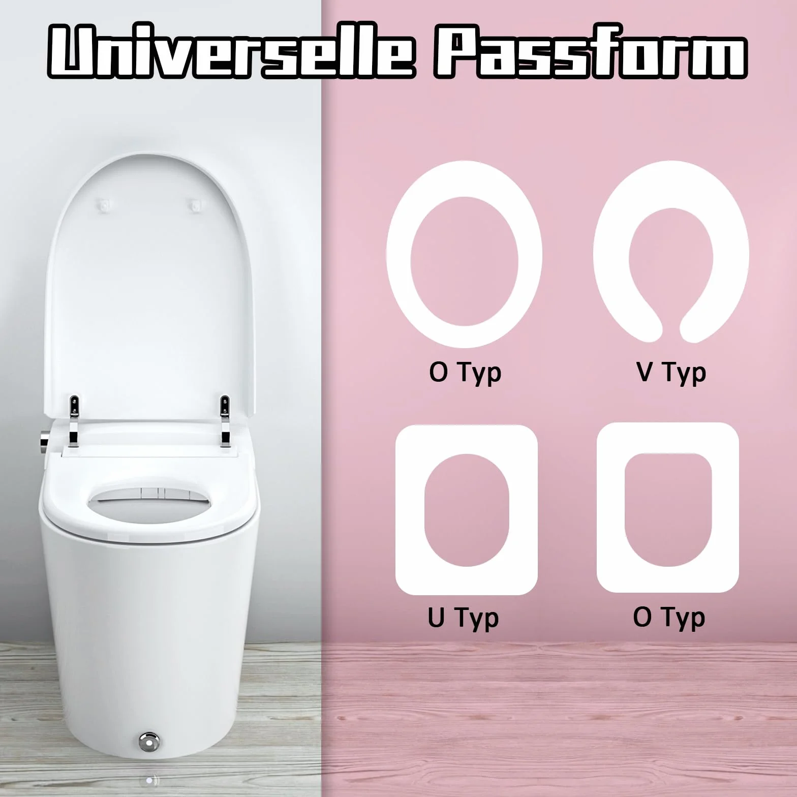 Ghope 50 sztuk jednorazowych pokrowców na deskę sedesową przenośne mata WC ochrona toalety