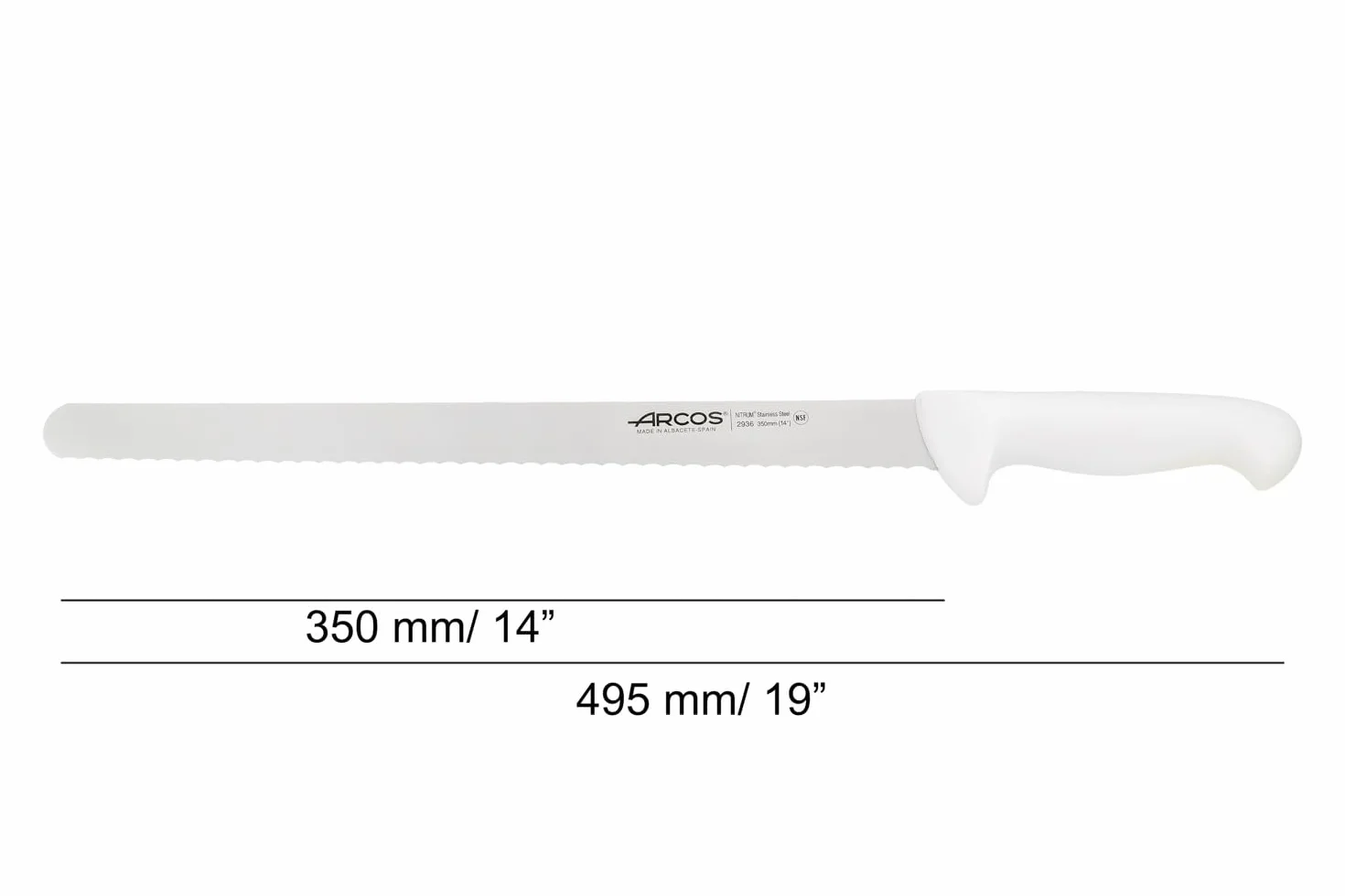 Arcos Seria 2900 nóż do wypieków ze stali nierdzewnej 350 mm