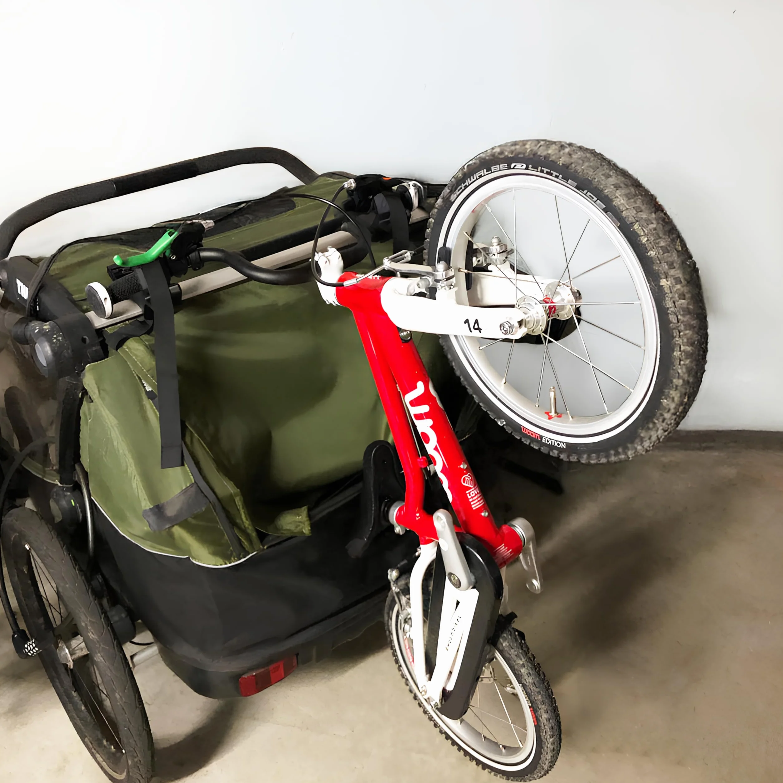 Uniwersalny uchwyt rowerowy do przyczepy Thule Chariot Sport, Cross, Cab, Lite, CX1, uchwyt na rower dziecięcy