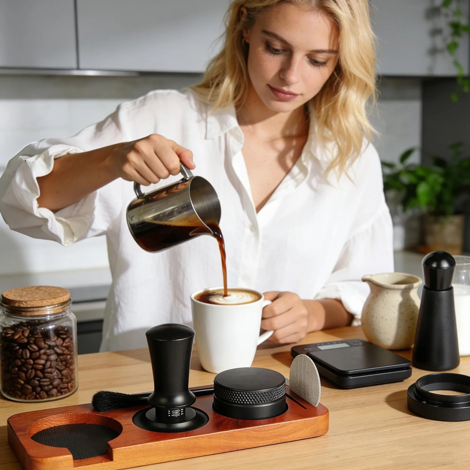 Akcesoria Do Kawy Przenośna Pranownica Do Kawy Gadżet Kuchenny | Dystrybutor Do Espresso do Domu Kuchni Apartamentu Kawiarni Baru dla Entuzjastów