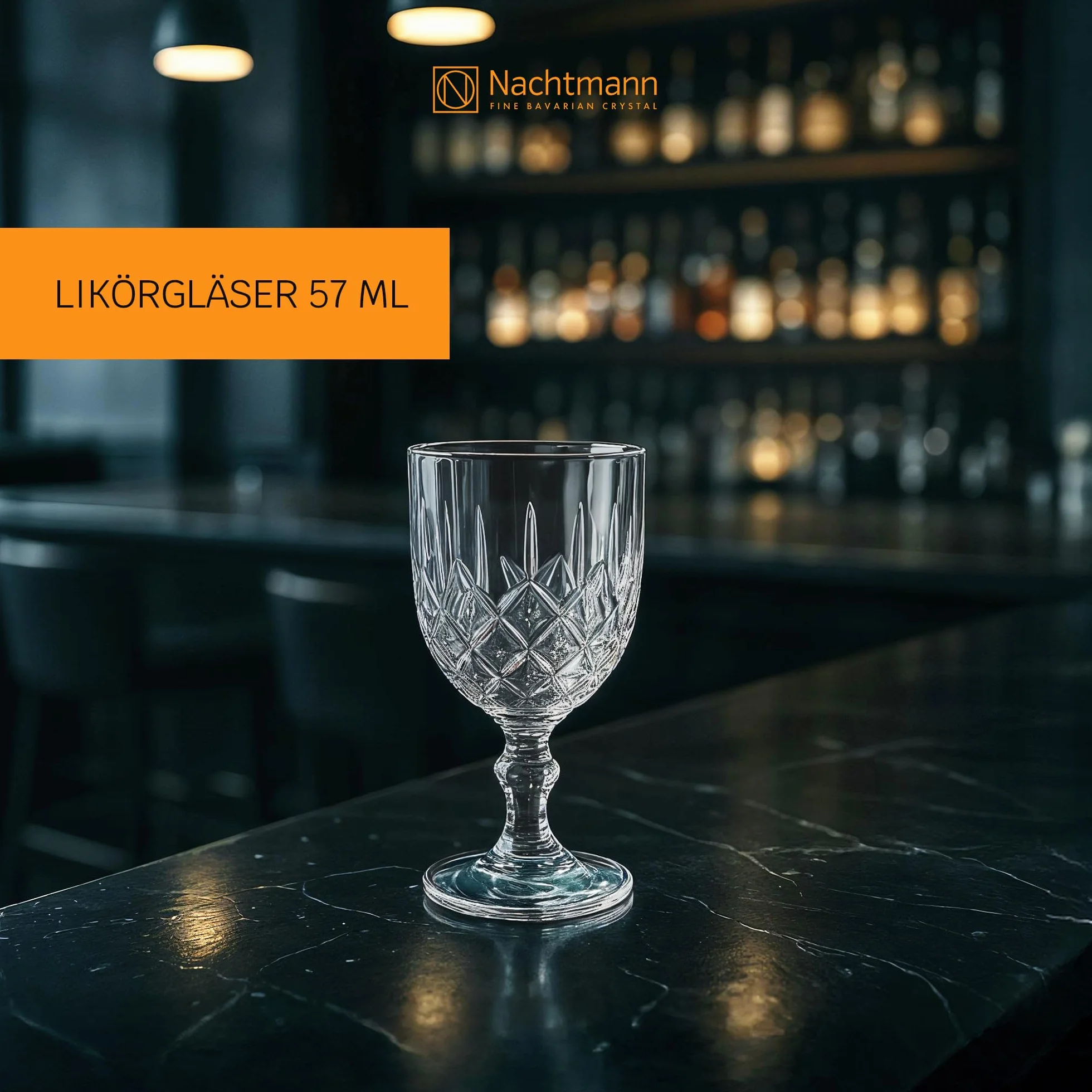 Spiegelau & Nachtmann 103748 4-częściowy zestaw kieliszków do likieru, szkło kryształowe, 57 ml, Noblesse