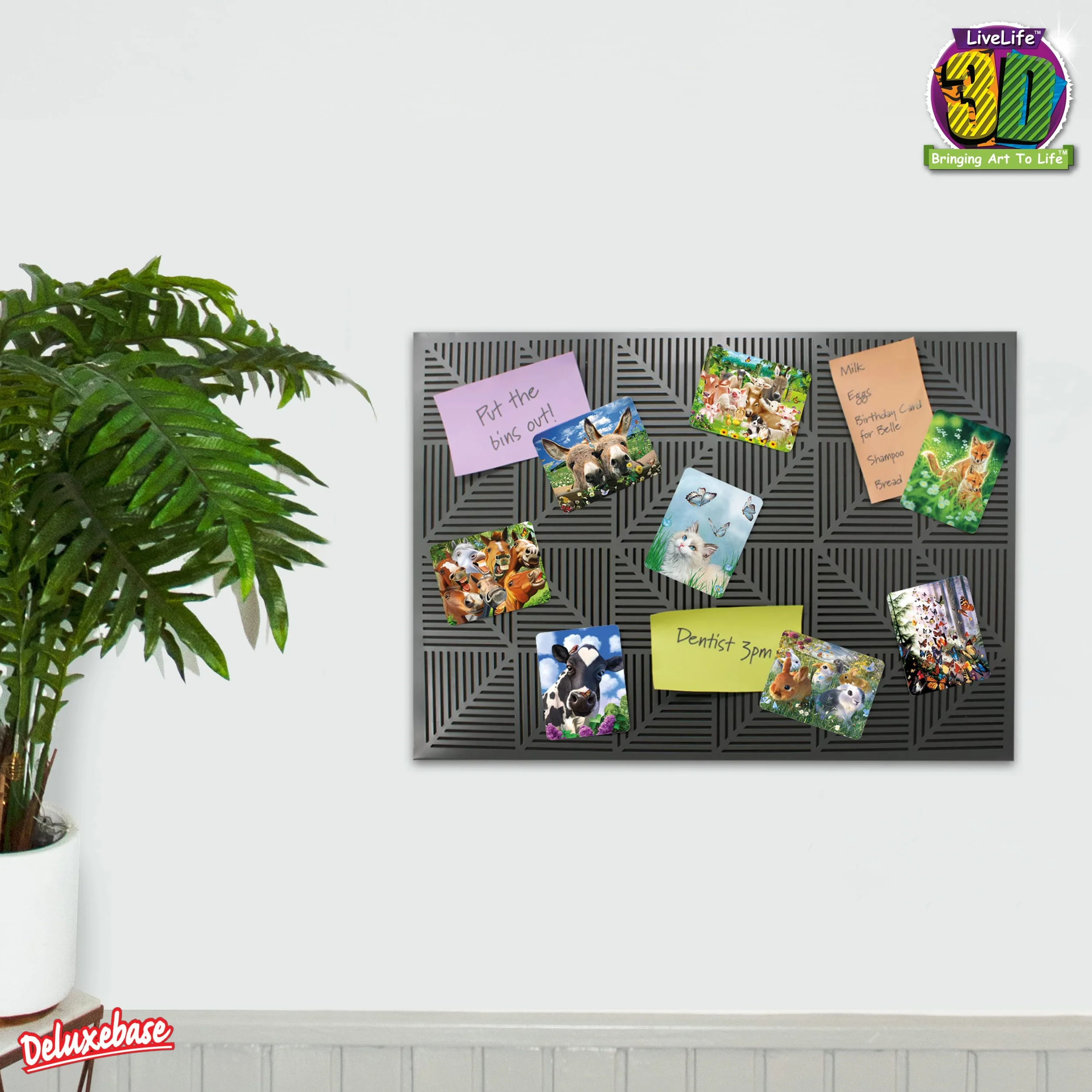3D LiveLife Magnes - Królestwo Konika Morskiego od Deluxebase. Soczewkowy magnes na lodówkę 3D Sealife. Magnetyczna dekoracja dla dzieci i dorosłych z dziełem sztuki licencjonowanej przez renomowanego