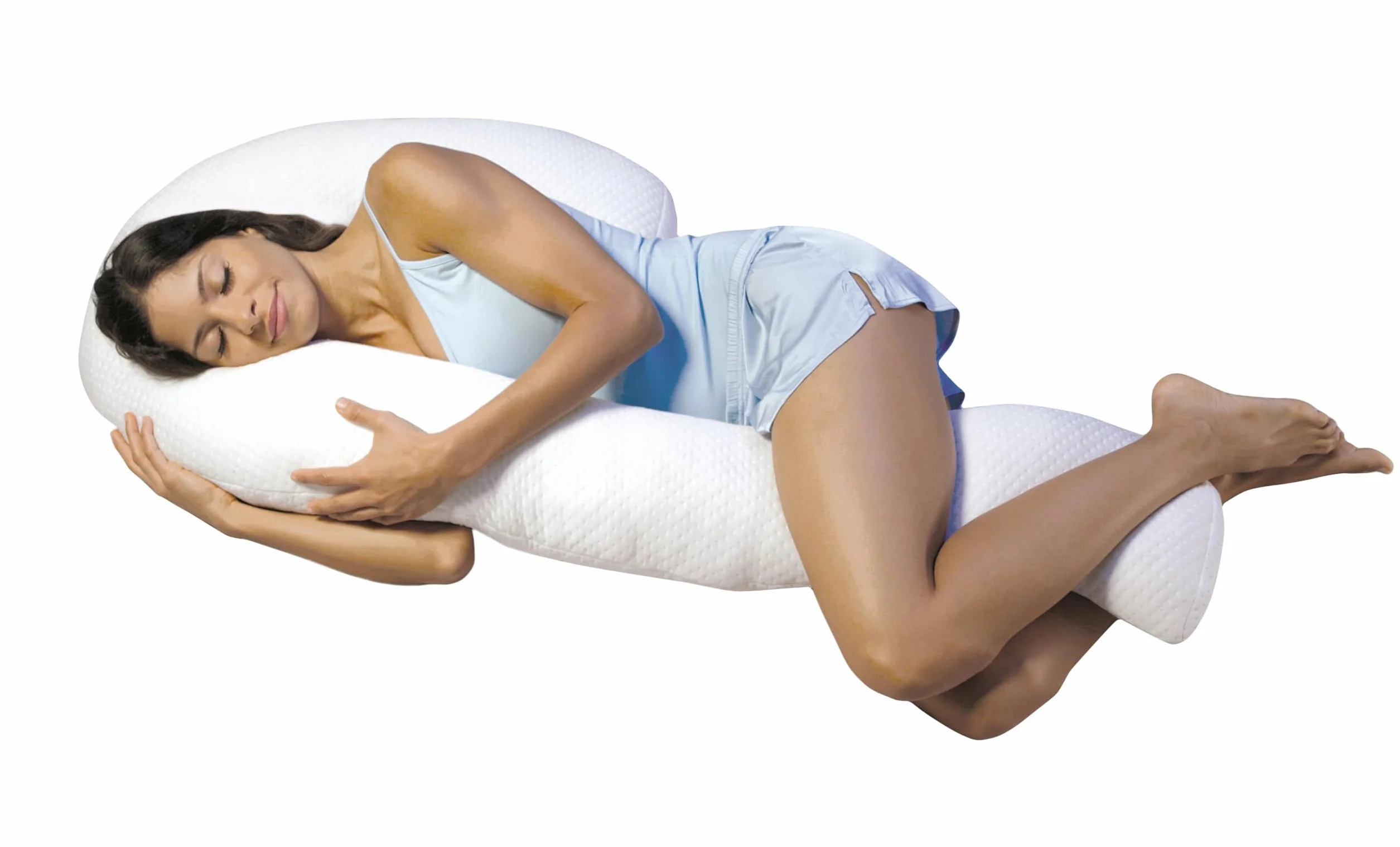 Ergonomiczna Poduszka Ciążowa XL 132x63,5x15 cm Oddychający Materiał