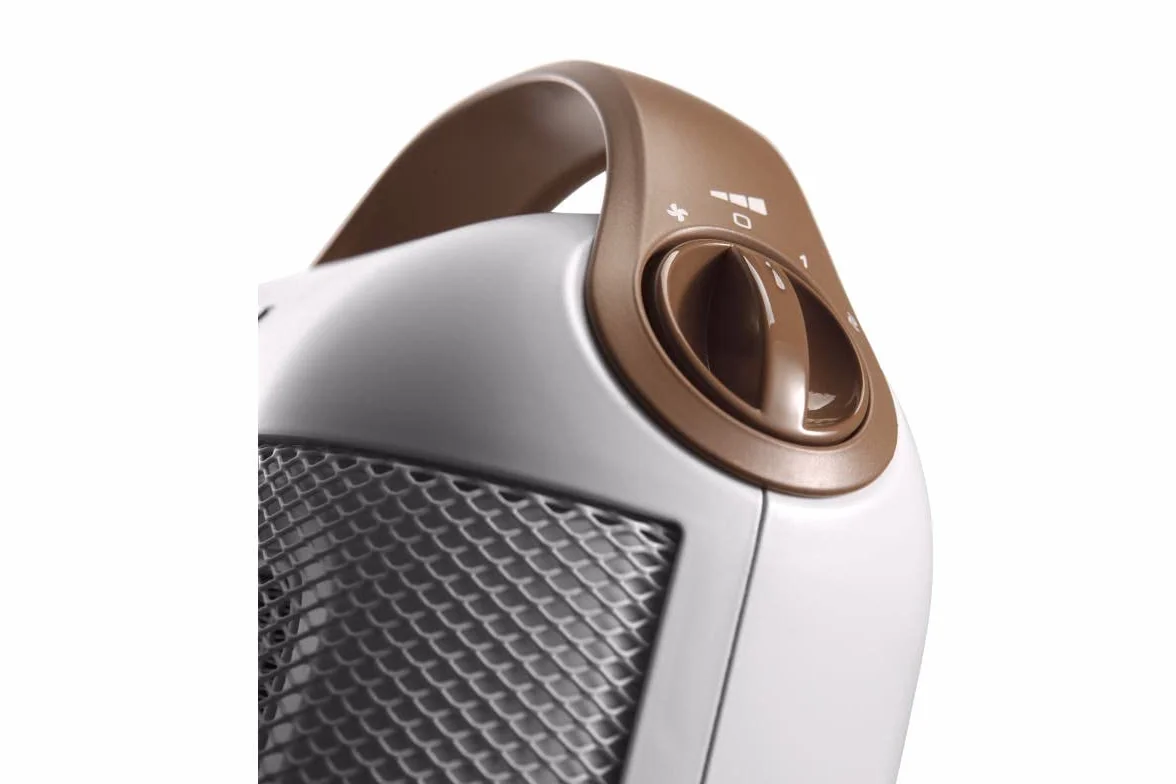 De'Longhi Hfx30C18.Iw Grzejnik Ceramiczny, Biały, 4 x 7.5 x 11 cm